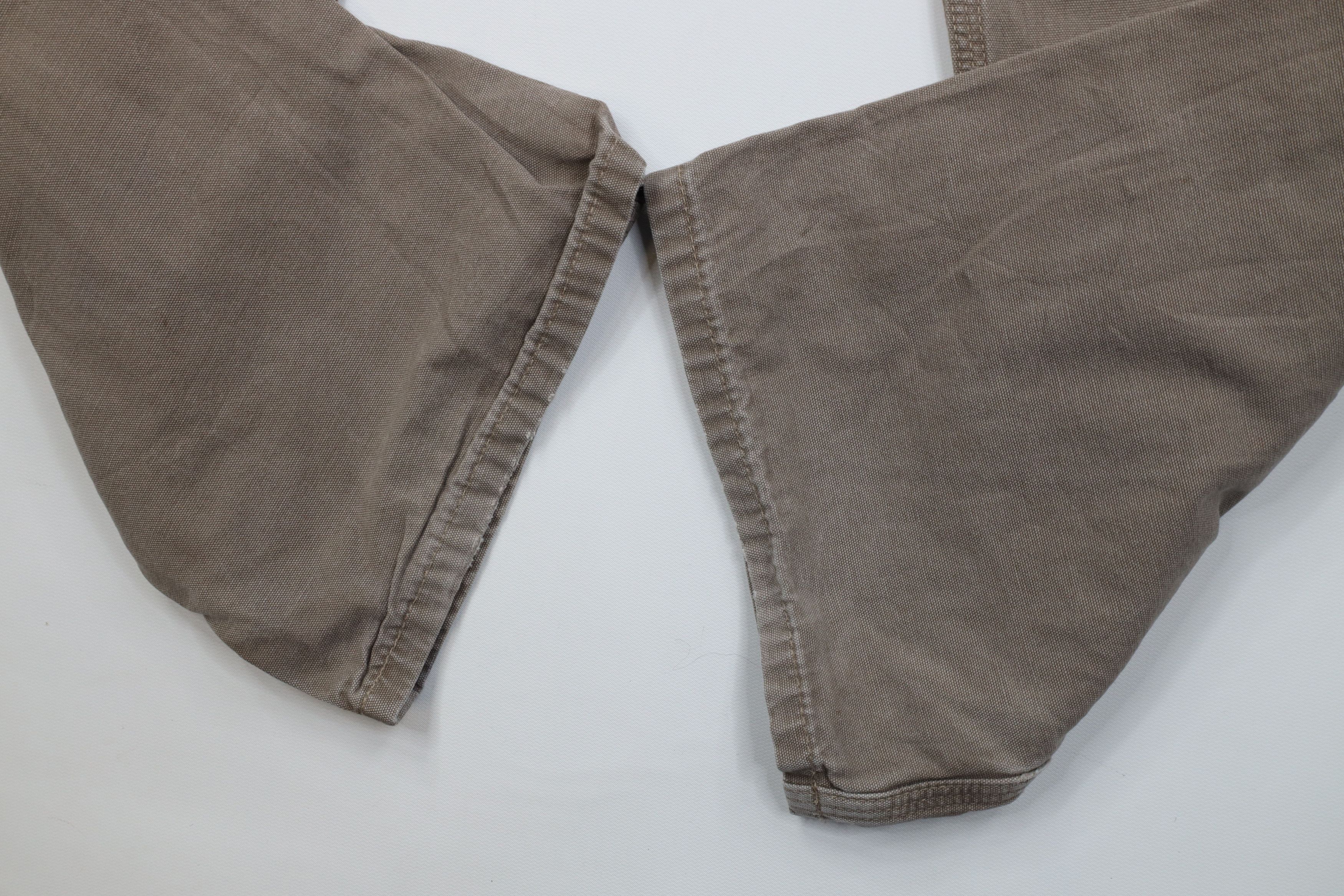 Carhartt Vintage Y2K Carhartt Loose Fit Wide Leg Canvas Pants Beige Size US 34 / EU 50 - 8 Thumbnail
