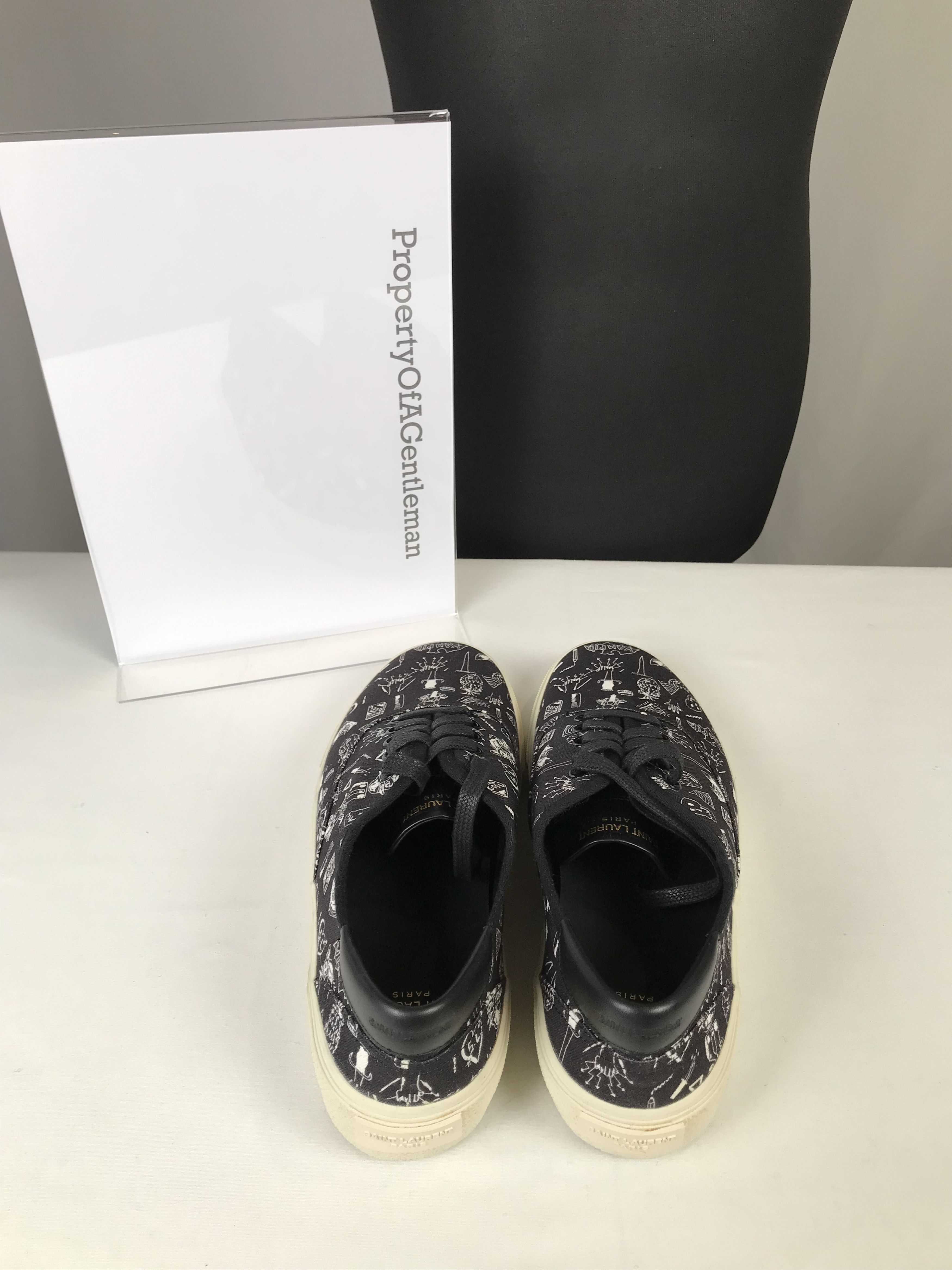 Saint Laurent Paris Saint Laurent Black Low Top Sneaker Size US 10 / EU 43 - 9 Thumbnail