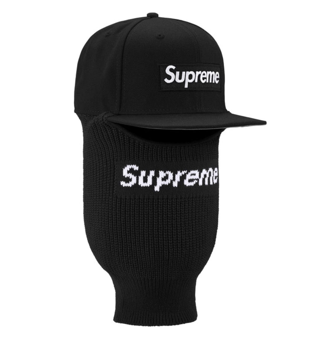 Supreme Supreme New Era Box Logo Fitted Balaclava Black Sz 8 PRESALE Size ONE SIZE - 2 Thumbnail