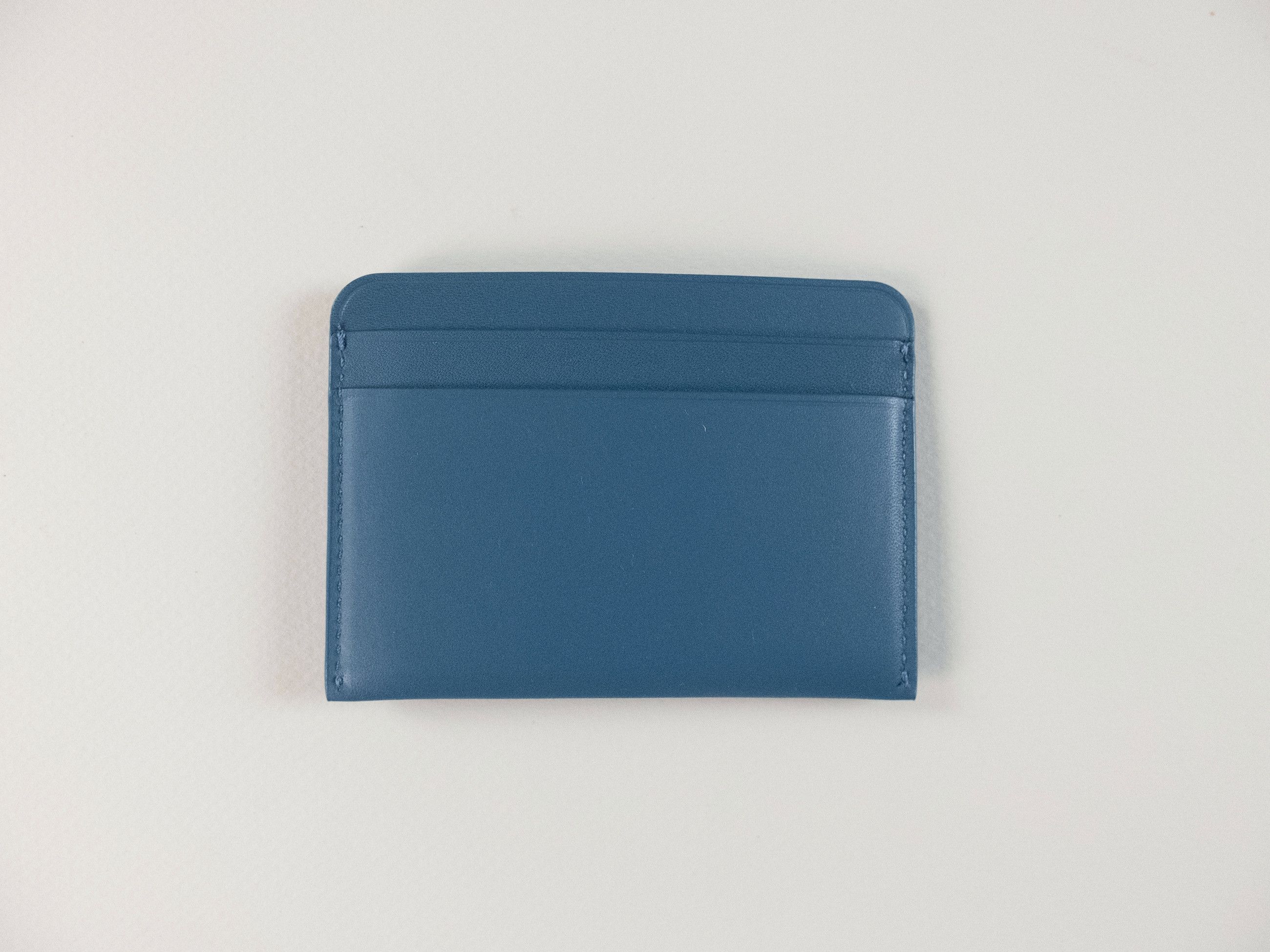 Loro Piana LORO PIANA Crest blue leather card holder wallet Size ONE SIZE - 3 Thumbnail