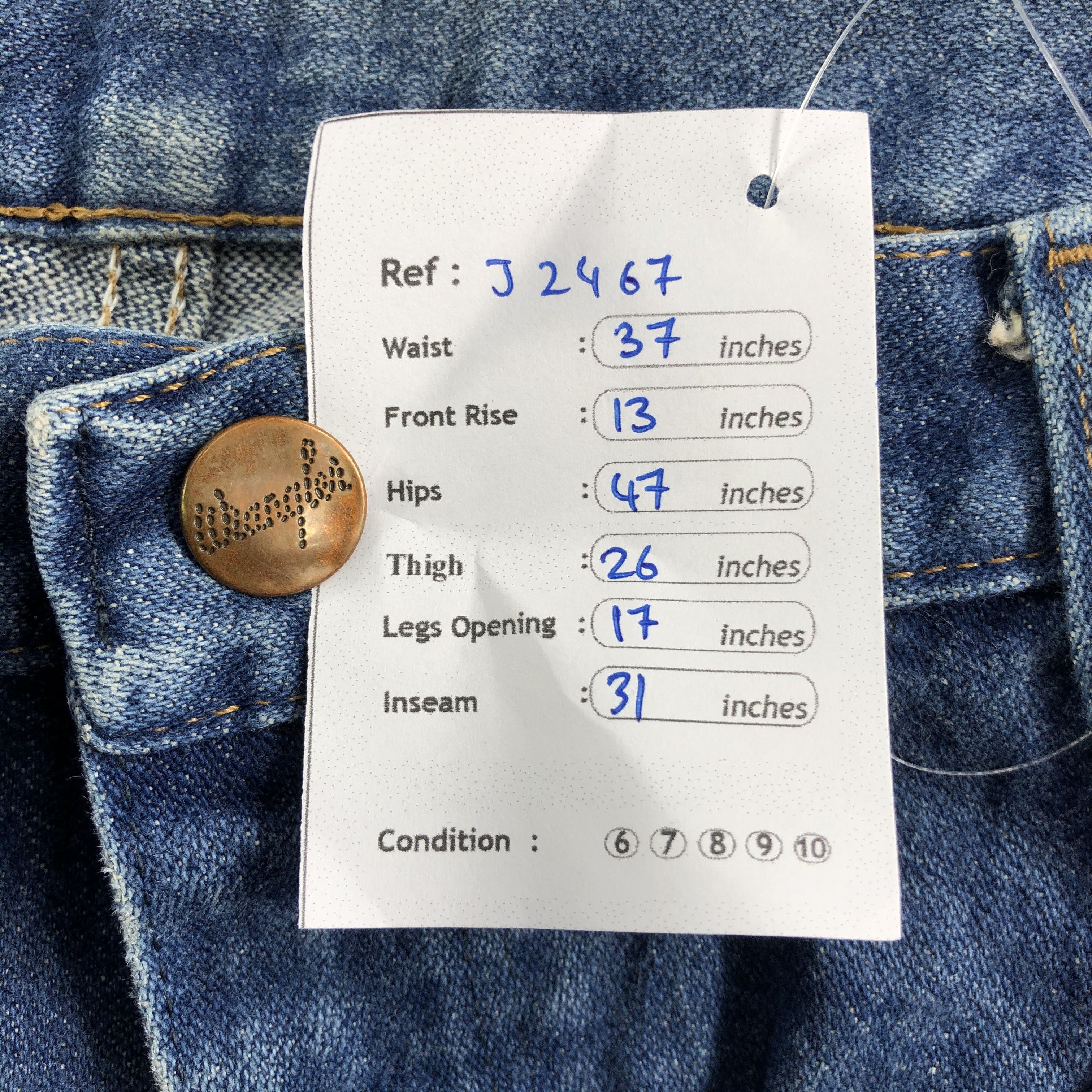 Vintage Vintage Wrangler Jeans-J2467 Size US 37 - 15 Thumbnail