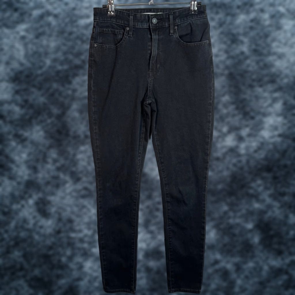 Levi's VINTAGE Levi's Jeans Women 721 High Rise Skinny 27 x 30 Black Denim Cotton Blend Fat? Size 27" / US 4 / IT 40 - 1 Thumbnail