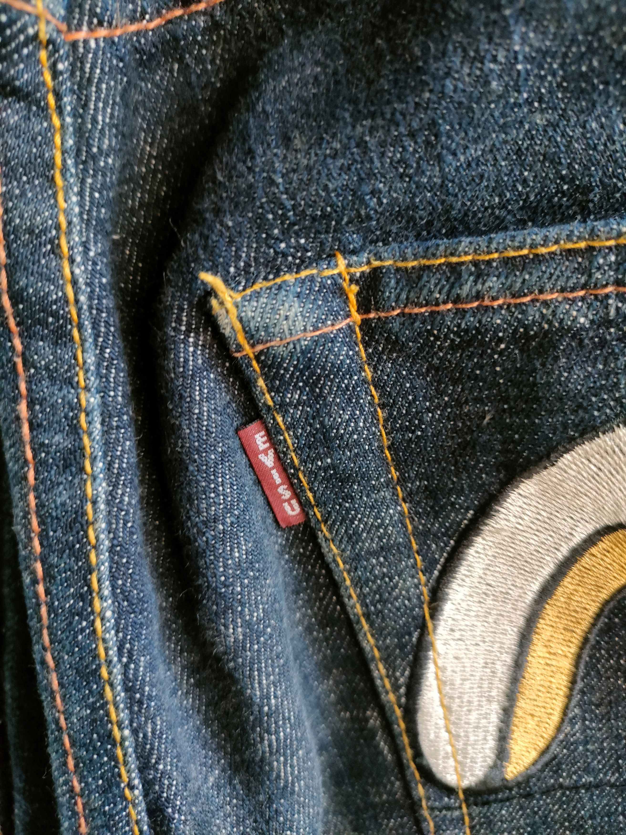 Evisu Evisu Osaka Tokyo 1991 Embroidered Selvedge Jeans Size US 32 / EU 48 - 6 Thumbnail