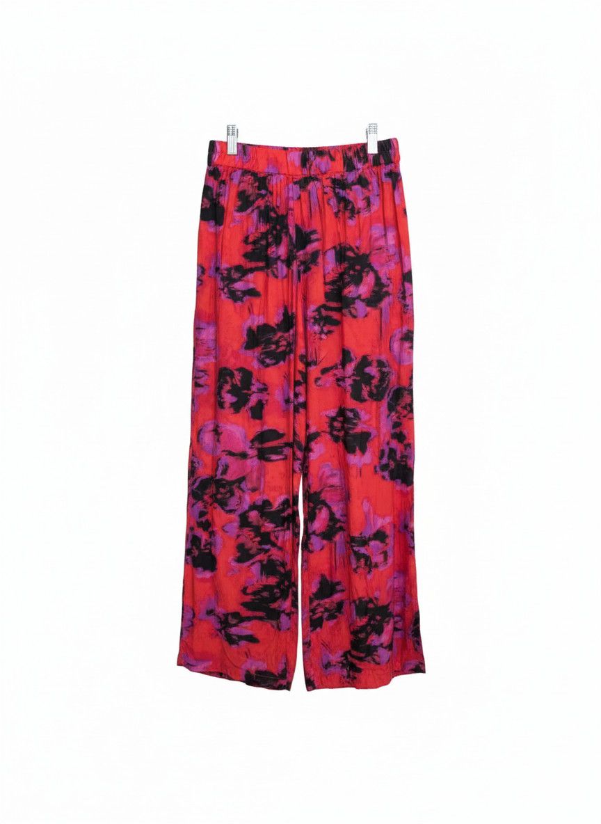 Other Filanto Collection M Vibrant Patterned Wide Leg Culottes Pants Size US 32 / EU 48 - 2 Thumbnail