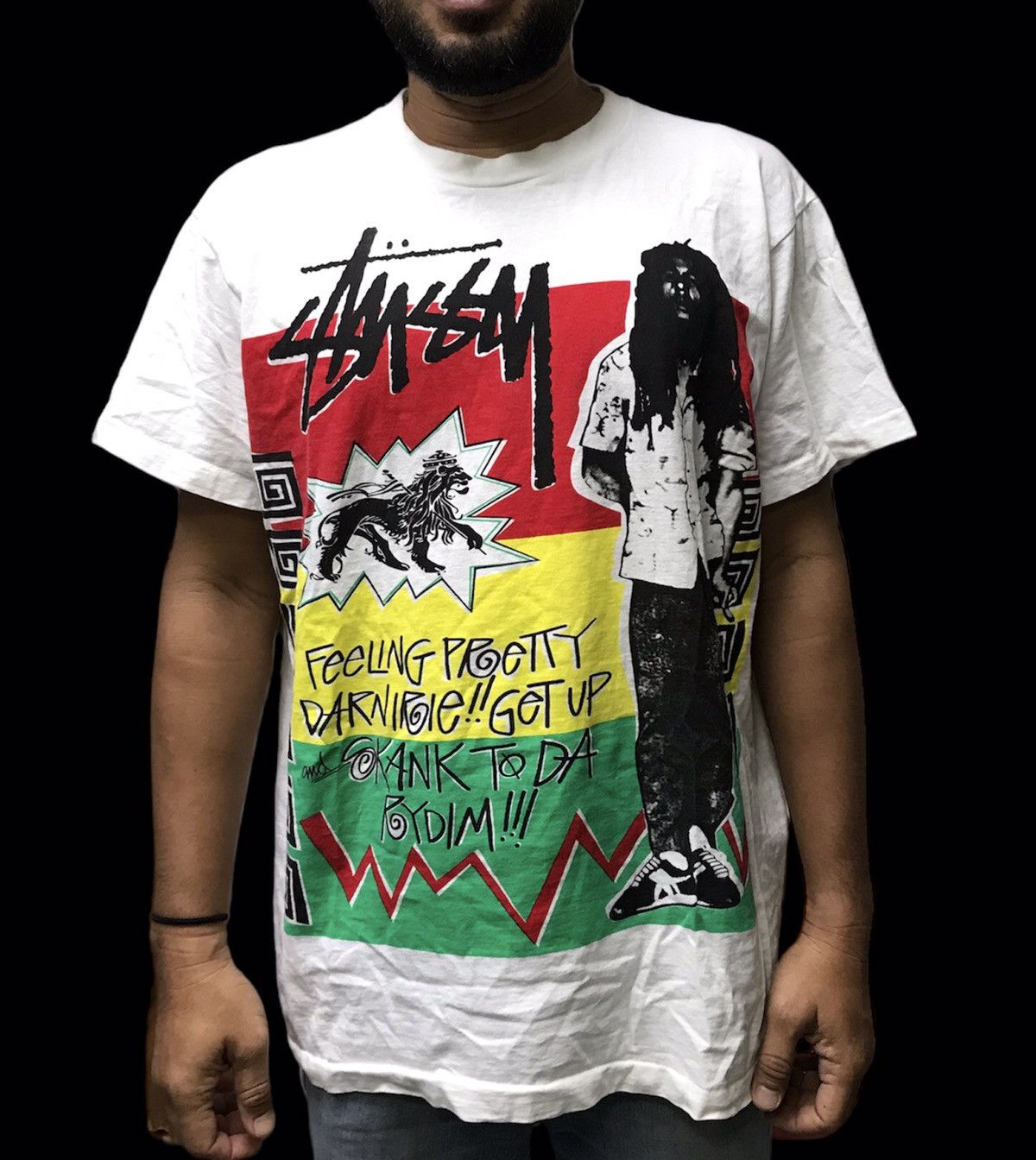 Bob Marley × Stussy Vintage bootleg Stussy X Bob Marley, | Grailed