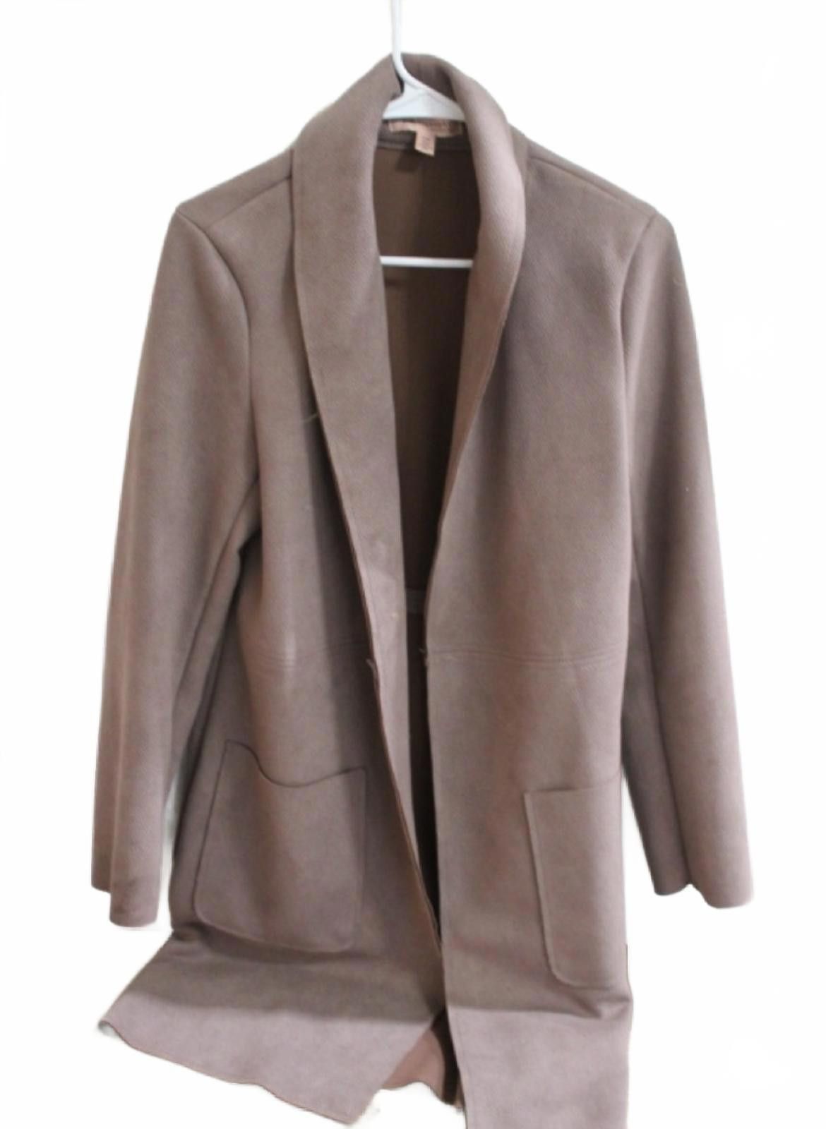 Other Philosophy Taupe Long Open Front Coat with Pockets Medium Size M / US 6-8 / IT 42-44 - 1 Thumbnail
