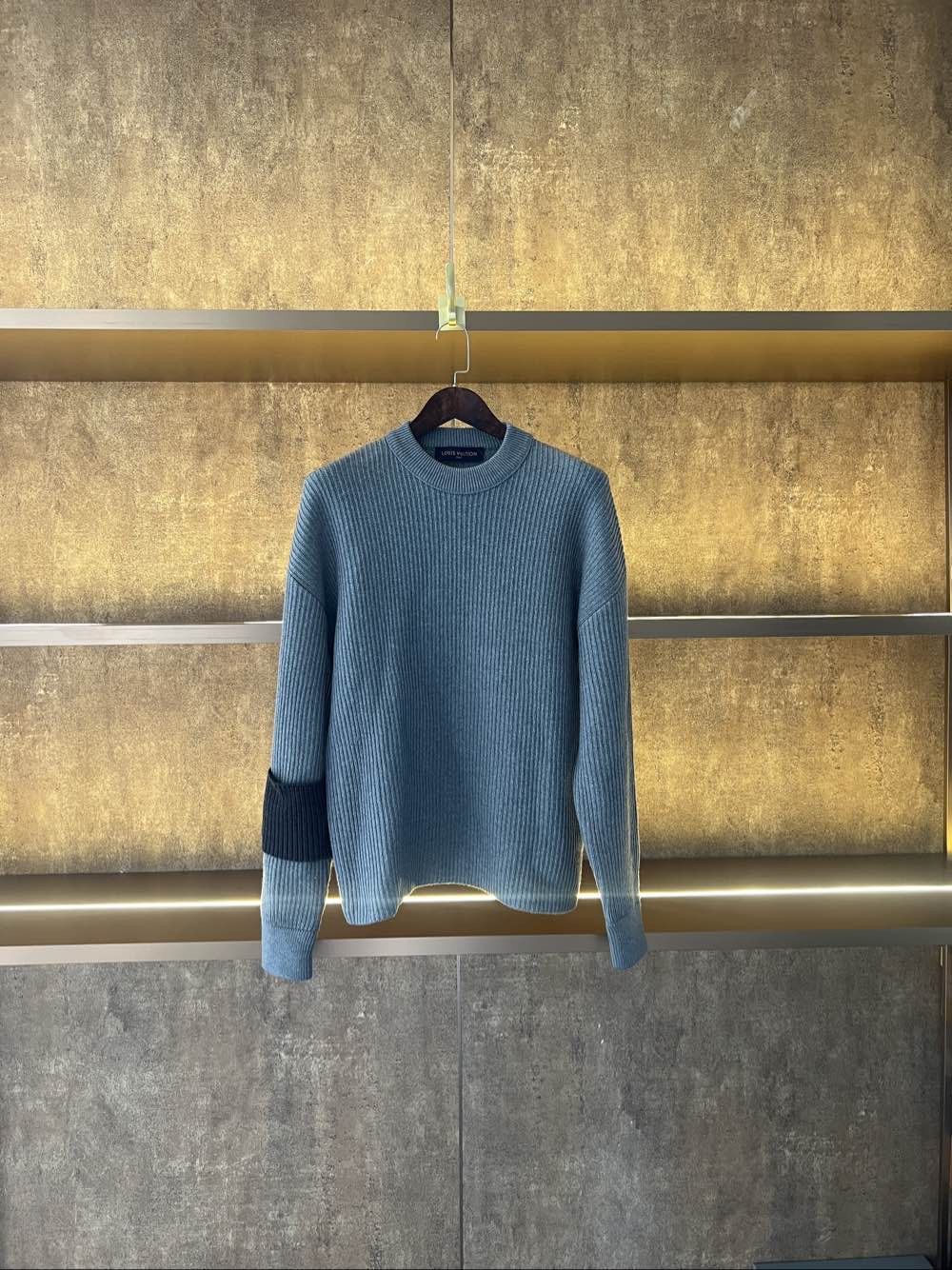 Louis Vuitton Louis Vuitton Logo Ribbed Sweater Size S Size US S / EU 44-46 / 1 - 1 Thumbnail