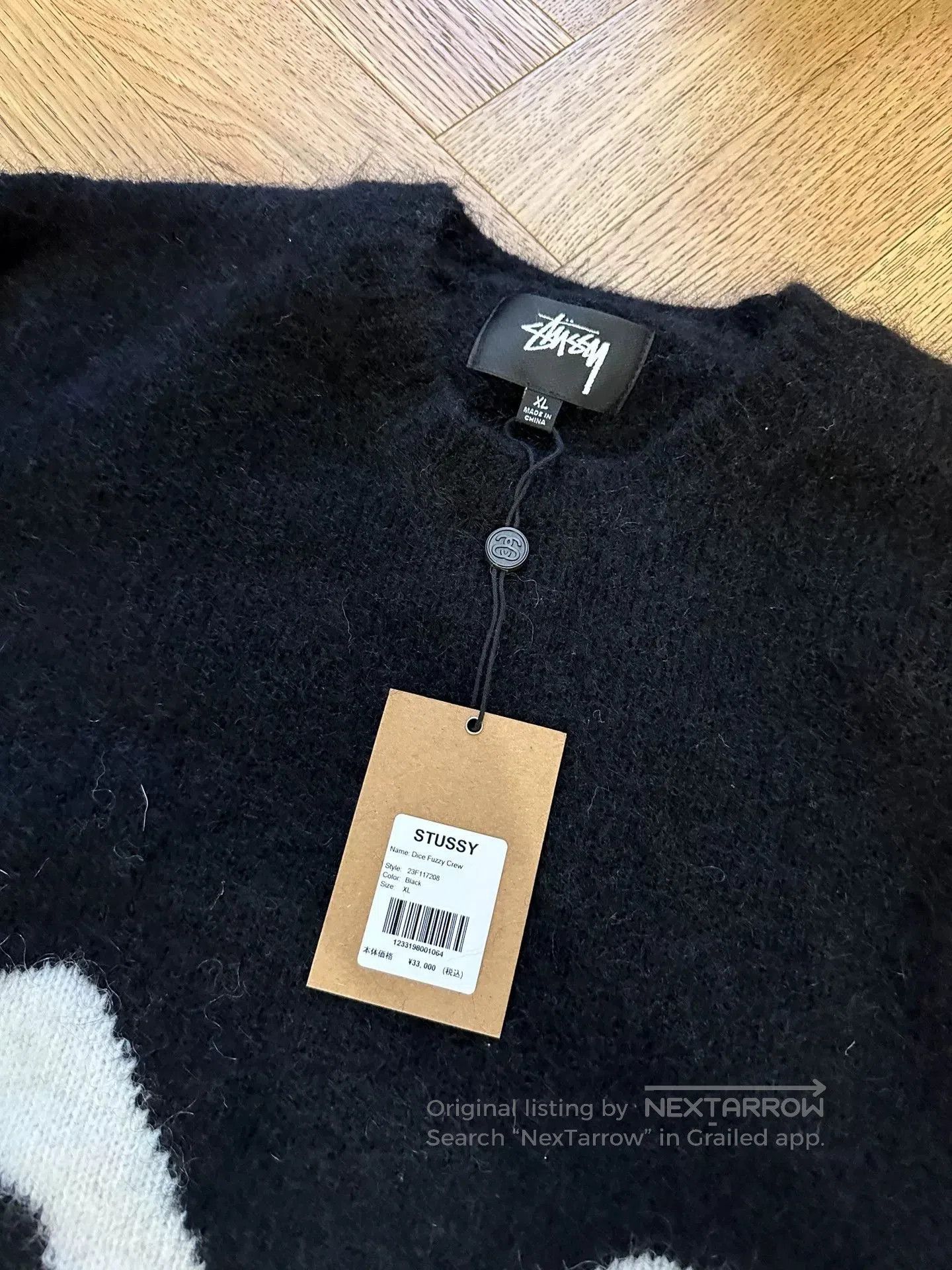 Stussy Stussy FW23 Contrast Dice Mohair Sweater. Size US XL / EU 56 / 4 - 2 Thumbnail