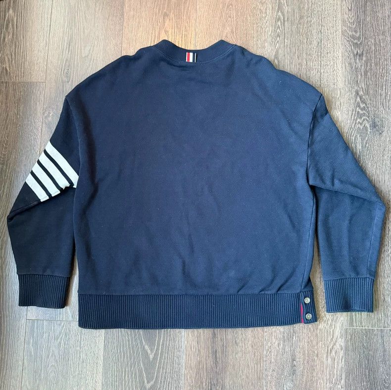 Thom Browne Thom browne New blue knitted sweatshirt 2503-Nextarrow Size US M / EU 48-50 / 2 - 2 Thumbnail