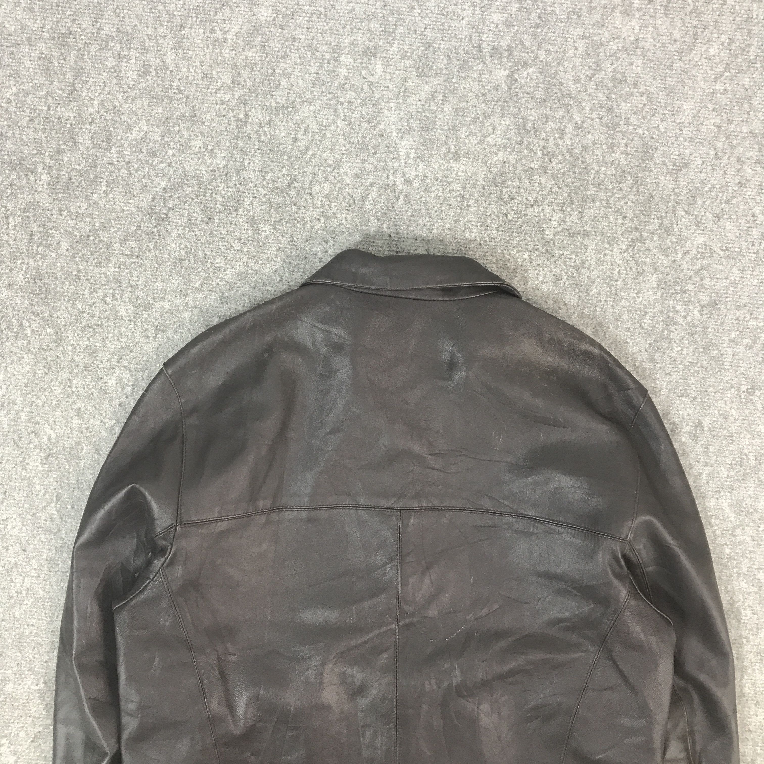 Leather VINATGE PIEROTUCCI LEATHER ZIPPER JACKET Size US L / EU 52-54 / 3 - 4 Thumbnail