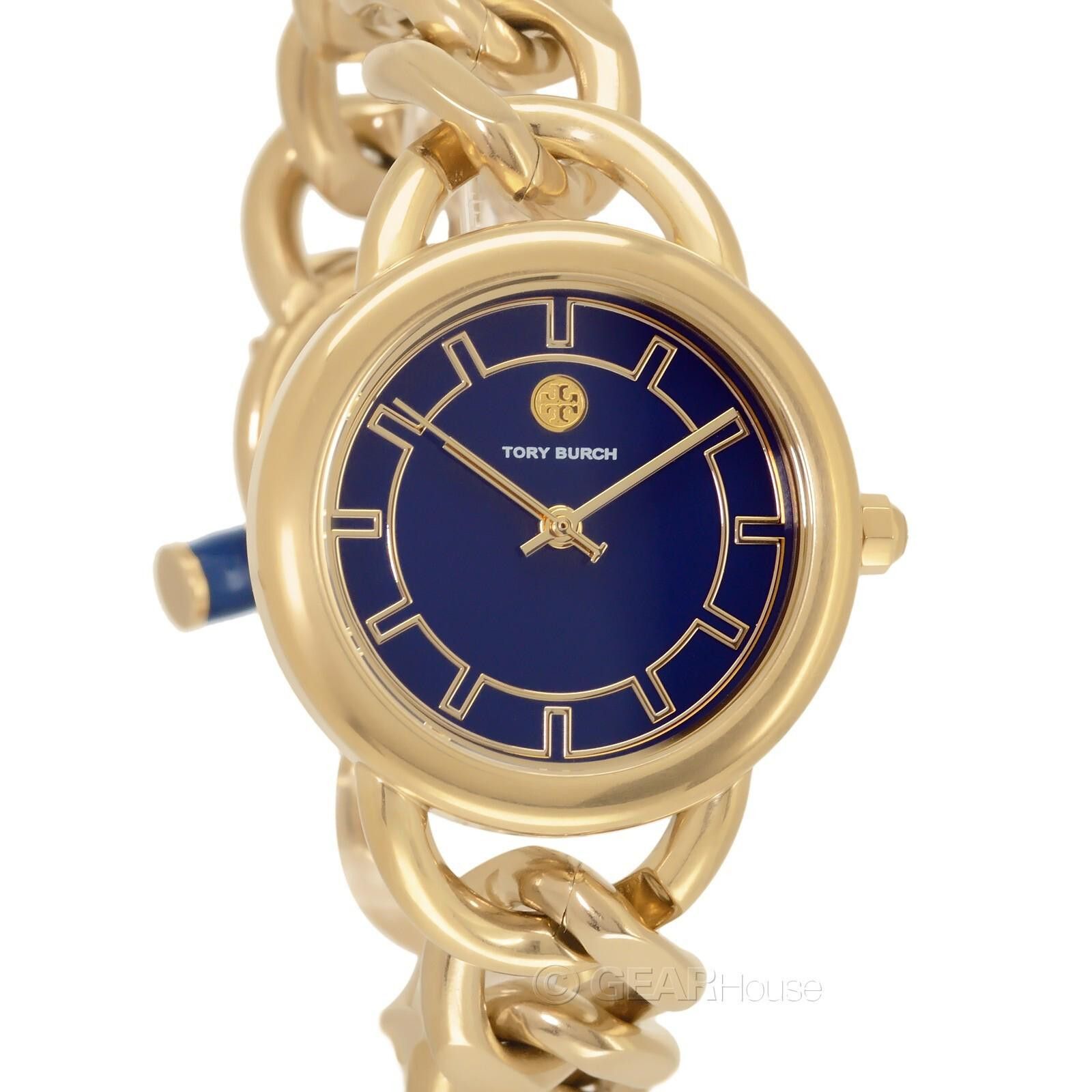 Other TORY BURCH Ravello Women's Gold Watch, Navy Blue Dial Size ONE SIZE - 1 Thumbnail