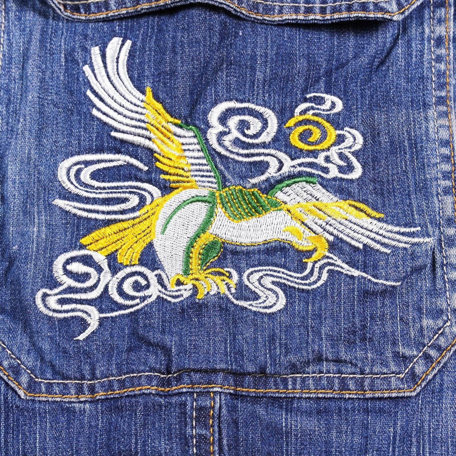 Other Engerhwa Phoenix Denim Jeans Straight Wide Cargo Shorts 32 Size US 32 / EU 48 - 12 Thumbnail