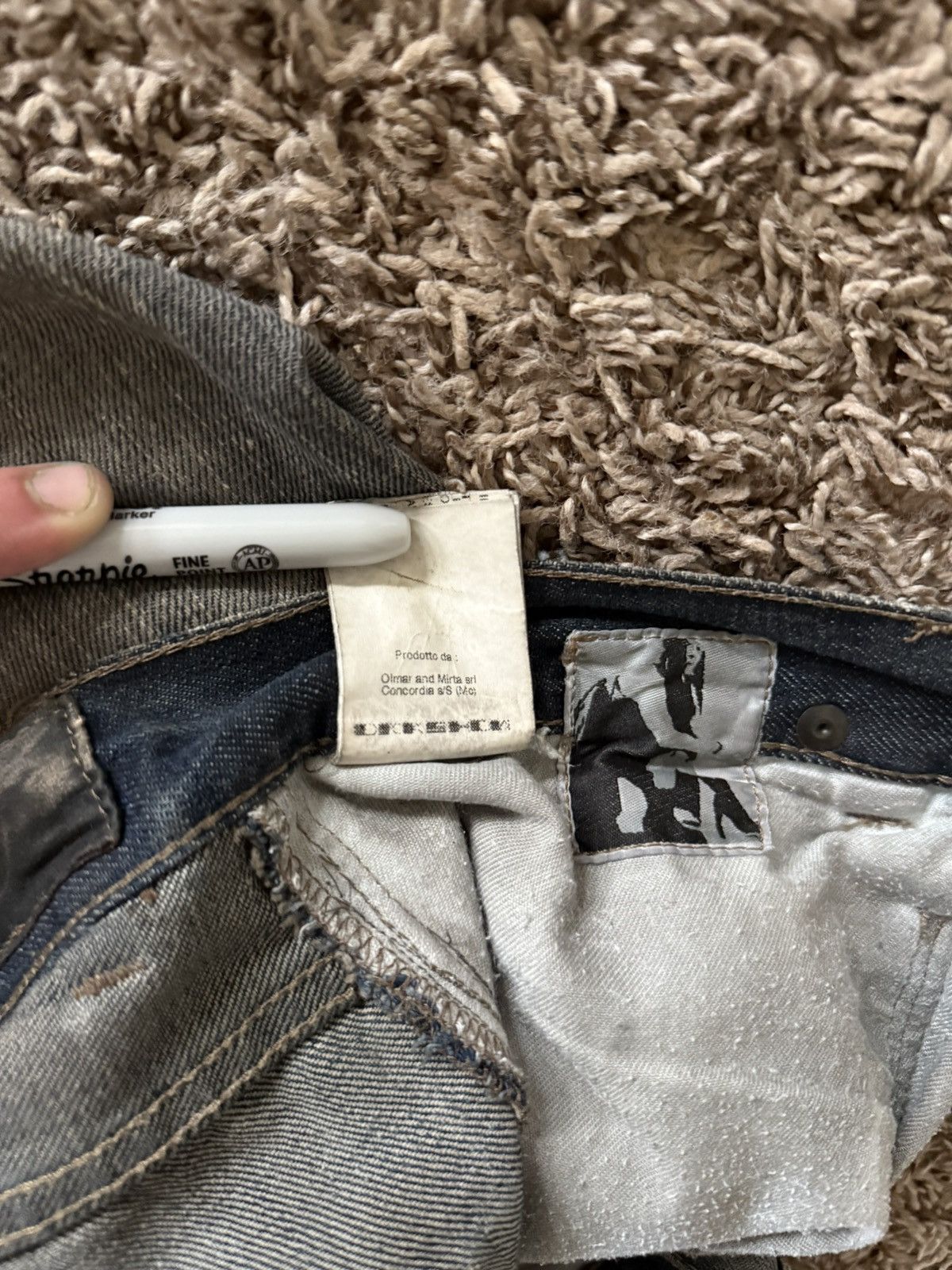 Rick Owens Drkshdw Rick owens dna dust denim Size US 30 / EU 46 - 11 Thumbnail