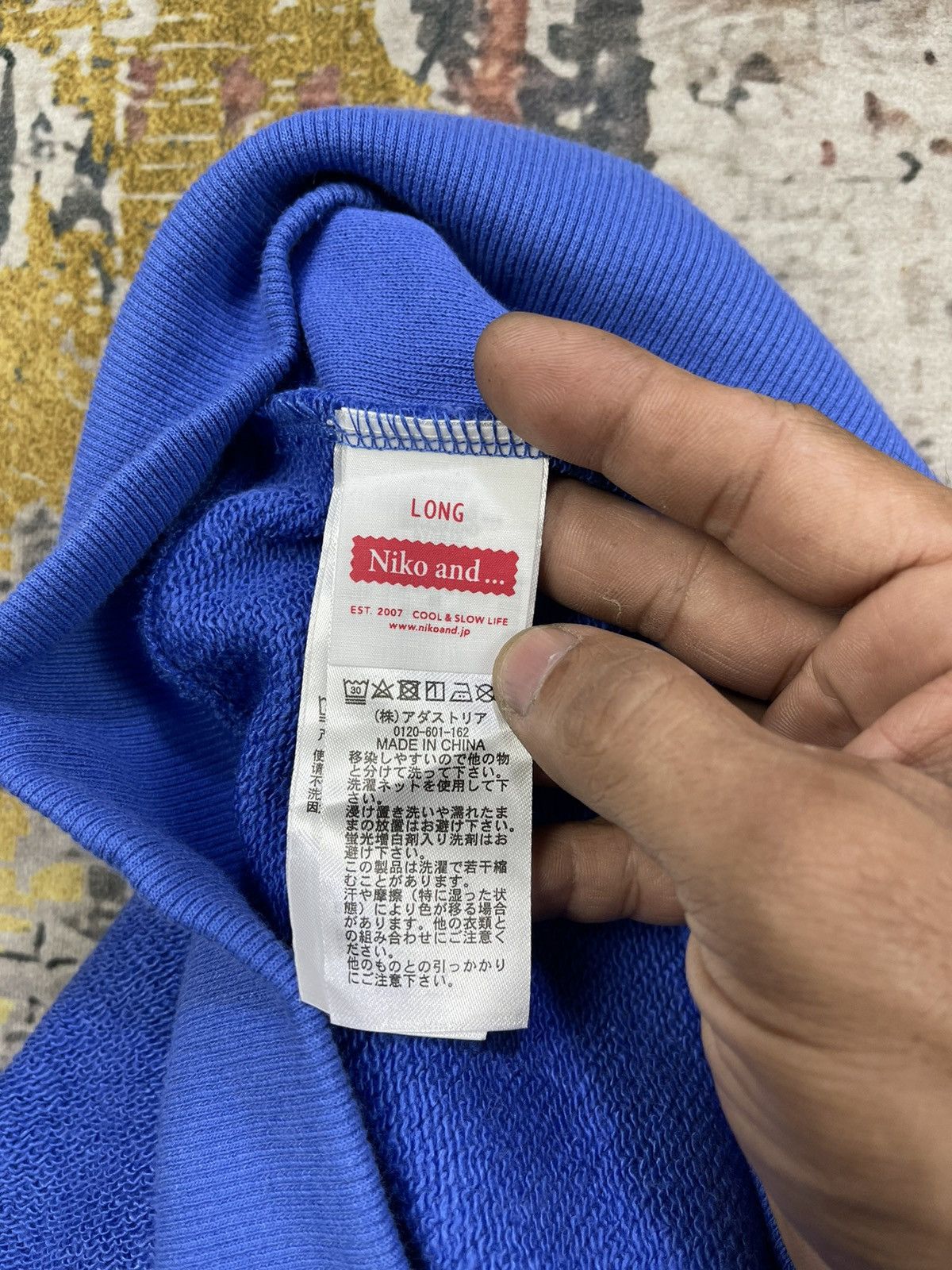 Japanese Brand Niko And 2 Way Patchwork Pull Over Sweatshirt Size ONE SIZE - 11 Thumbnail