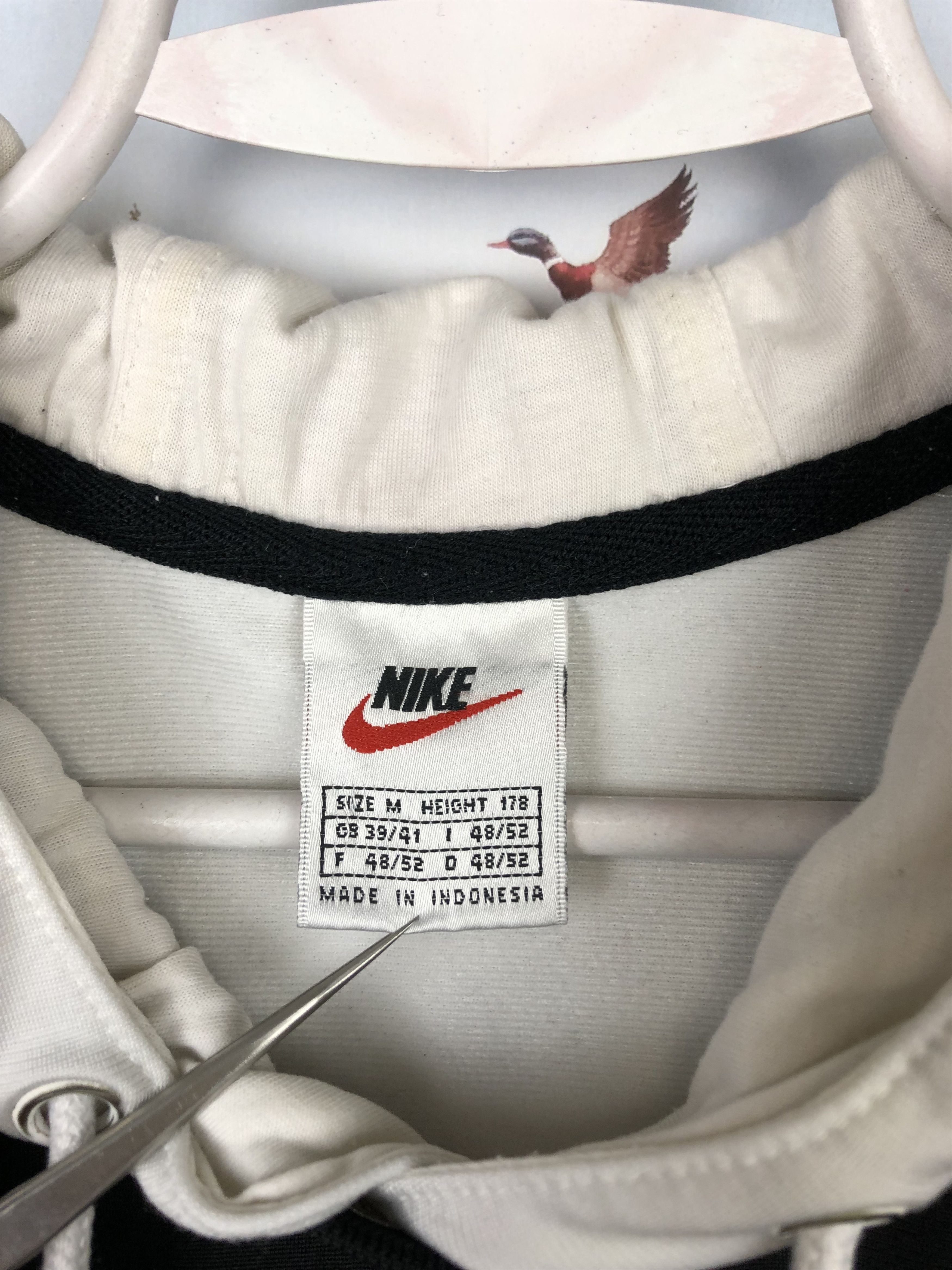 Nike Vintage 90's Nike Hoodie Jacket Big Logo Swoosh Sweatshirt Size US M / EU 48-50 / 2 - 7 Thumbnail