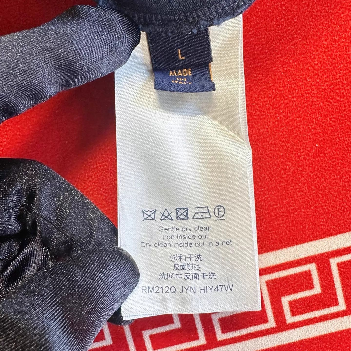Louis Vuitton LV Inside Out Oversized Crewneck Short Sleeve Tee Navy L Size US L / EU 52-54 / 3 - 4 Thumbnail