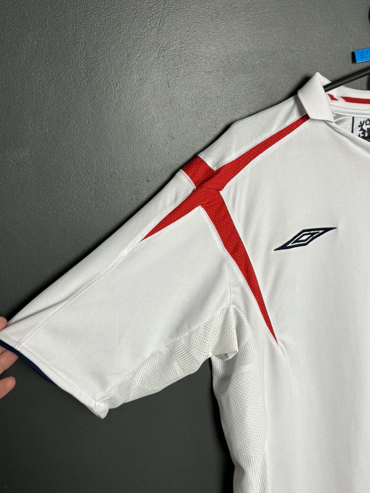 Umbro England National Team 05/07 Home Football Soccer Jersey Size US L / EU 52-54 / 3 - 7 Thumbnail