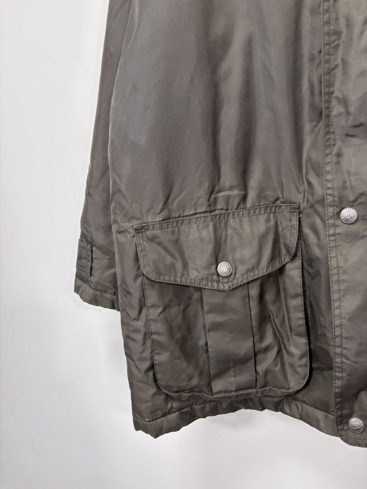 Valentino Vintage 1990s Valentino Sport Men’s Khaki Padded Jacket Coat Size US L / EU 52-54 / 3 - 7 Thumbnail
