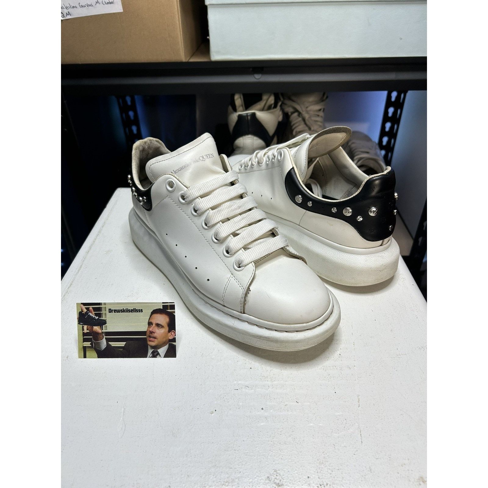 Alexander McQueen Alexander McQueen Oversized Sneakers White Size 9.5 US Men's Size US 9.5 / EU 42-43 - 1 Thumbnail