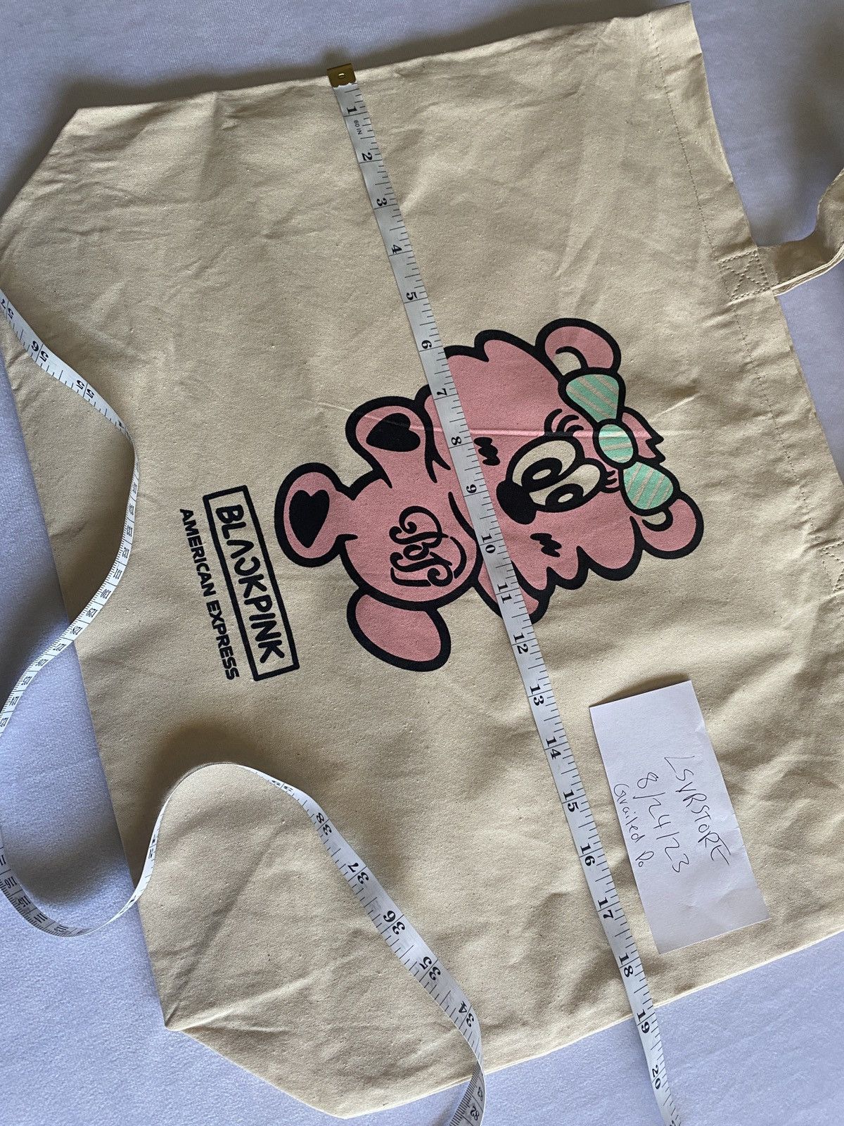 Japanese Brand BLACKPINK × VERDY BORN PINK AMEX TOTE BAG Size ONE SIZE - 8 Thumbnail