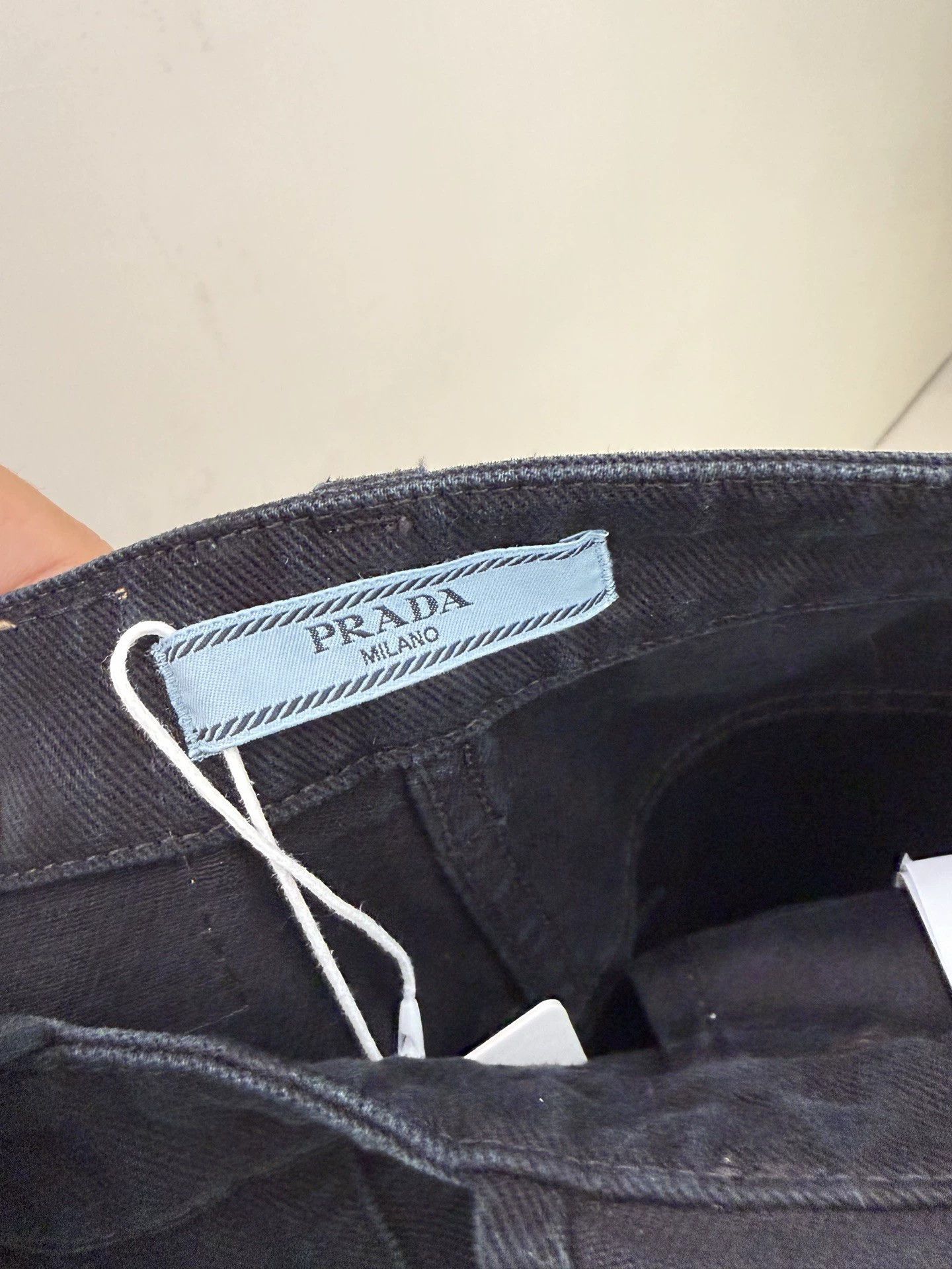 Prada Prada 99 New Black Cami Pants 36 Size 25" / US 0 / IT 36 - 3 Thumbnail