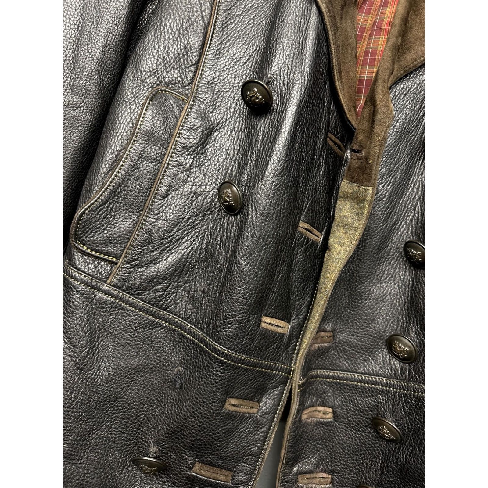 Vintage Meindl 90s Vintage Mens Leather Jacket Trachten Size 50 (M) Black Coat, Windbreaker, 90s Theme, Germany, Vintage Mens Jacket Size US M / EU 48-50 / 2 - 3 Thumbnail