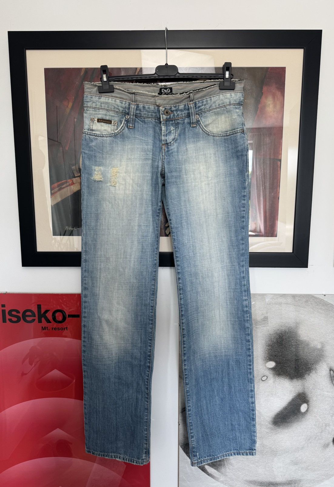 Dolce & Gabbana Dolce&Gabbana D&G Vintage Y2k Denim Jeans Distressed Pant Size US 34 / EU 50 - 1 Thumbnail