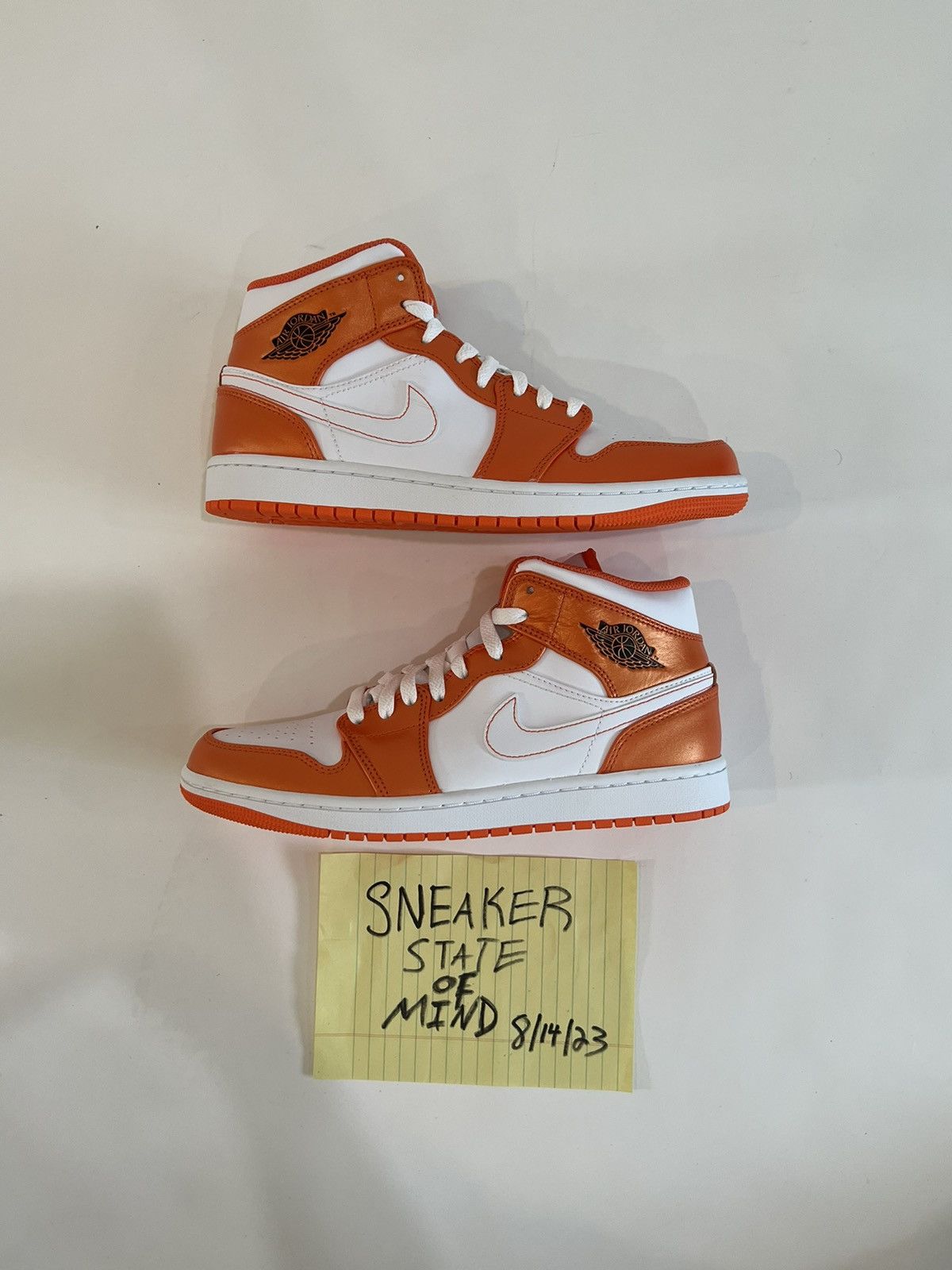 Jordan Brand × Nike BRAND NEW JORDAN 1 METALLIC ORANGE SIZE: 8.5 FAST SHIPPING Size US 8.5 / EU 41-42 - 1 Thumbnail