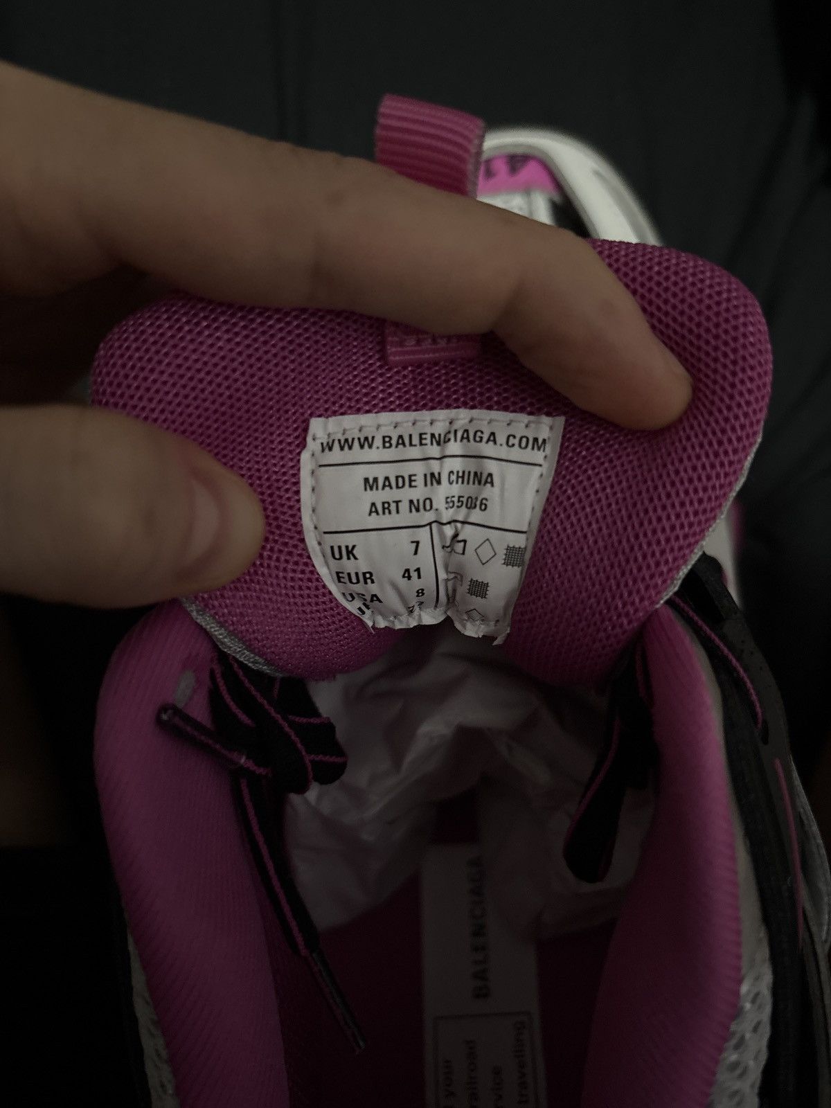 Balenciaga Balenciaga Pink/Black/Grey LED Tracks Size US 8 / EU 41 - 6 Thumbnail