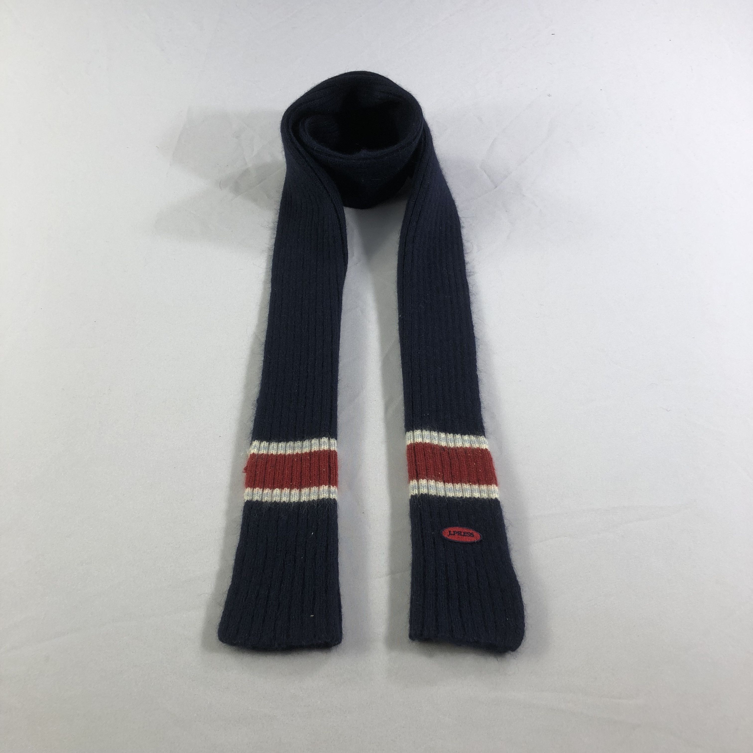 J. Press J. Press Pleated Wool Scarf Muffler V1533 Size ONE SIZE - 1 Thumbnail
