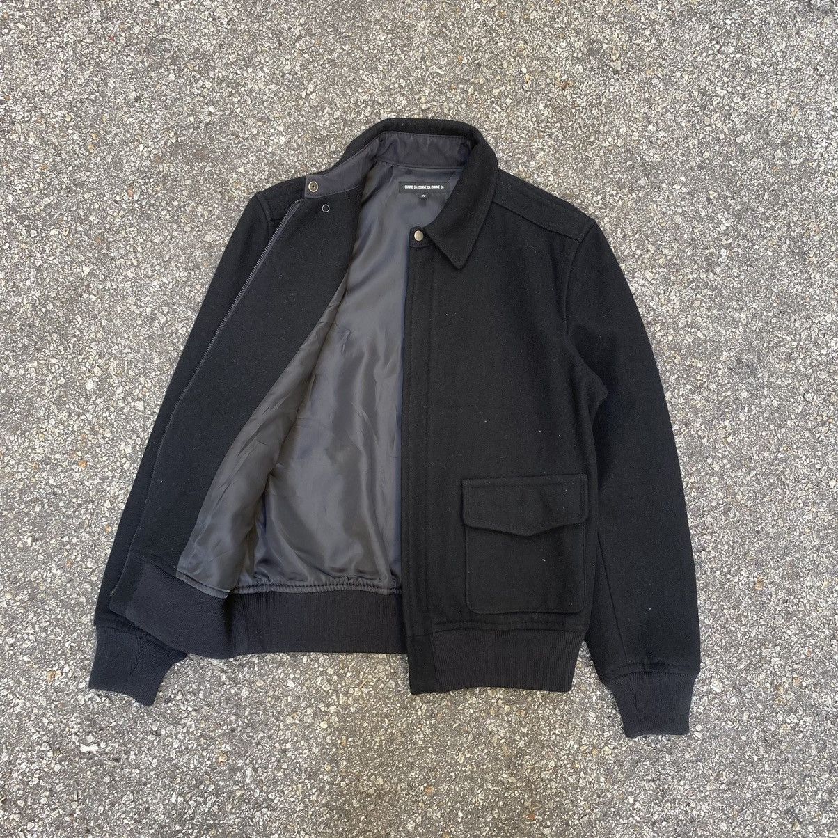 Y's for Men Comme Ca Du Mode Wool Jacket Zip Up Coat Size US S / EU 44-46 / 1 - 2 Thumbnail