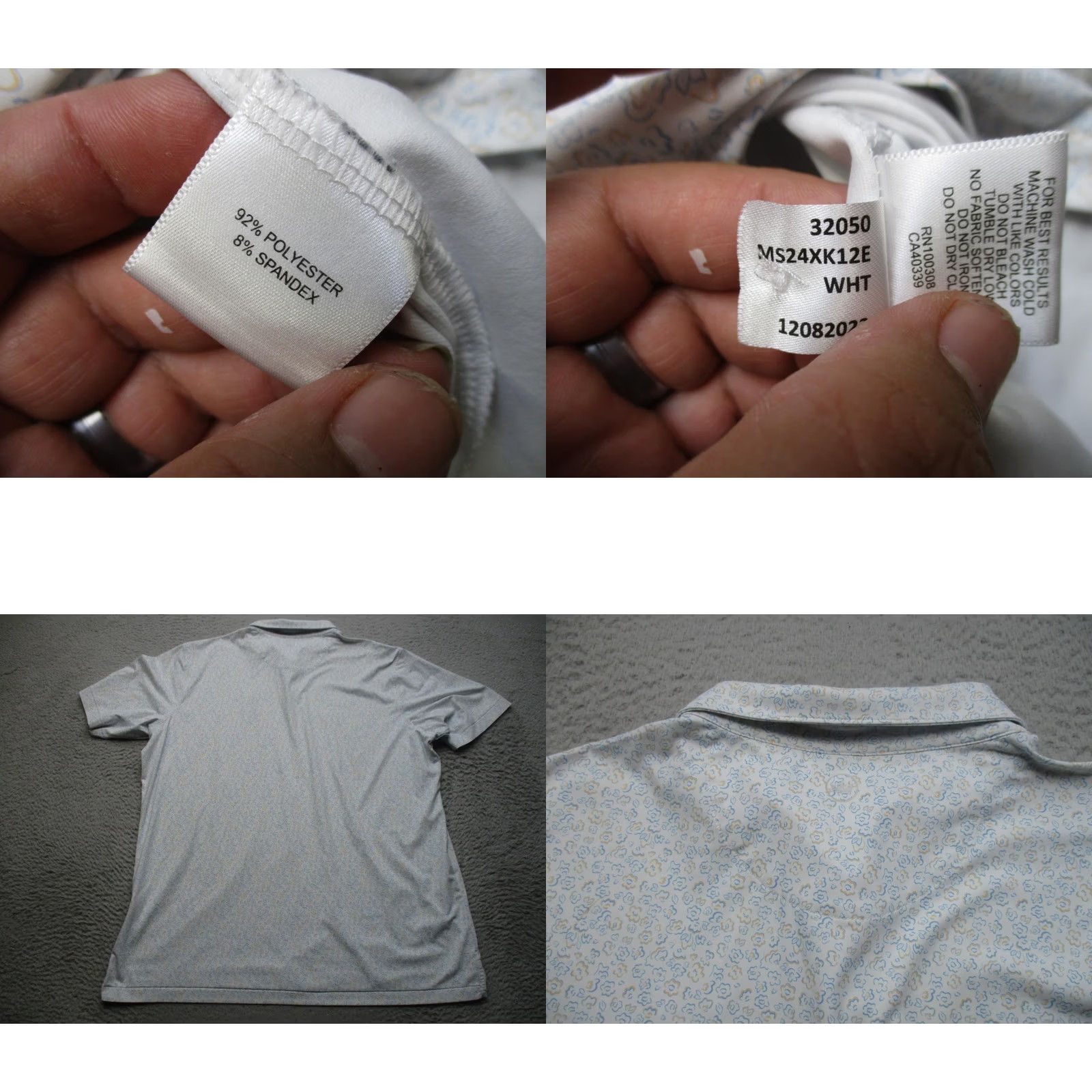Peter Millar Peter Millar Golf Polo Shirt Mens 2XL Floral TPC Sawgrass Performance Stretch Size US XXL / EU 58 / 5 - 8 Thumbnail