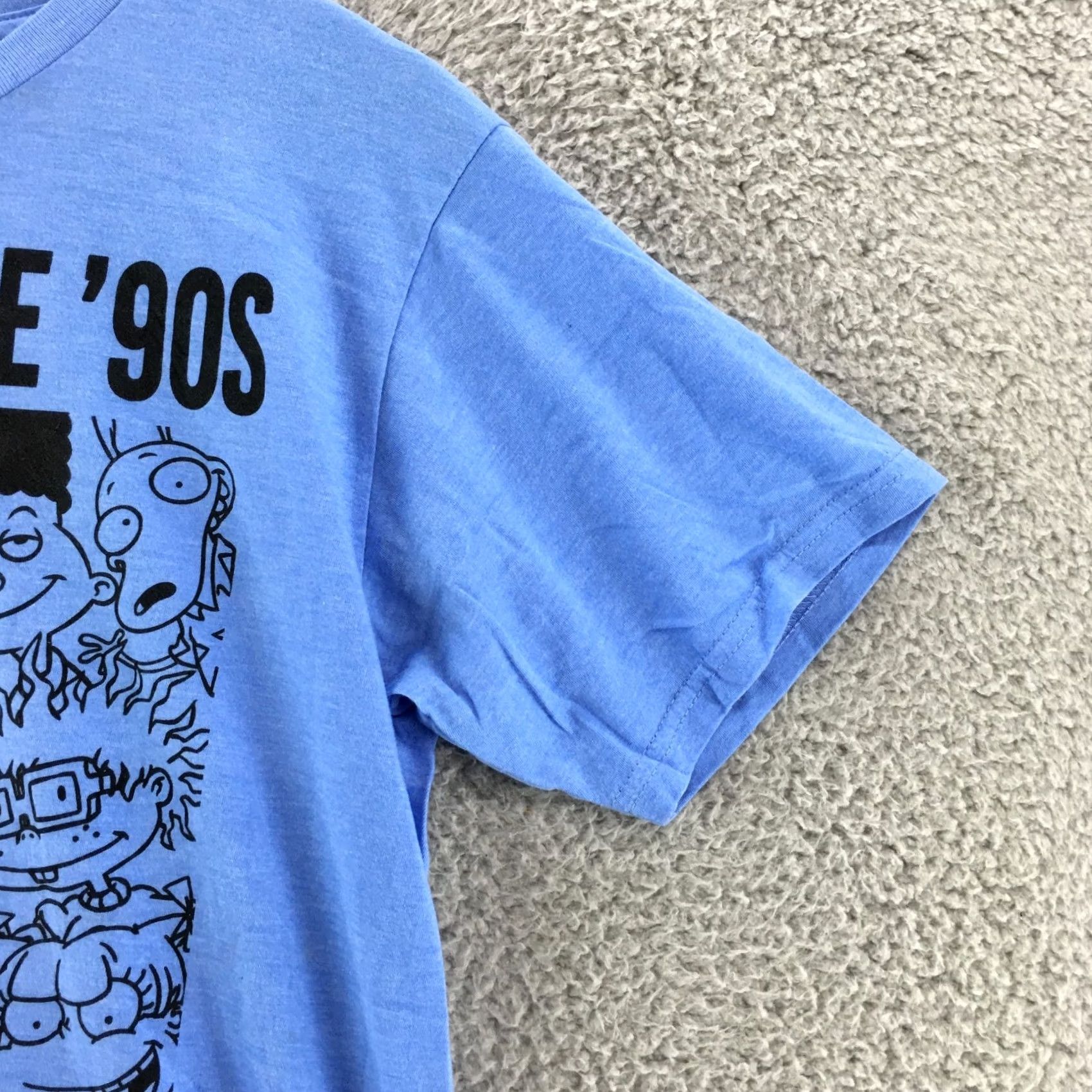 Nickelodeon M & M Mill Nickelodeon Tee Tshirt Mens Medium Blue Cotton Blend Short Sleeve Graphic Shirt Mens Blue Nickelodeon Tee Size US M / EU 48-50 / 2 - 3 Thumbnail