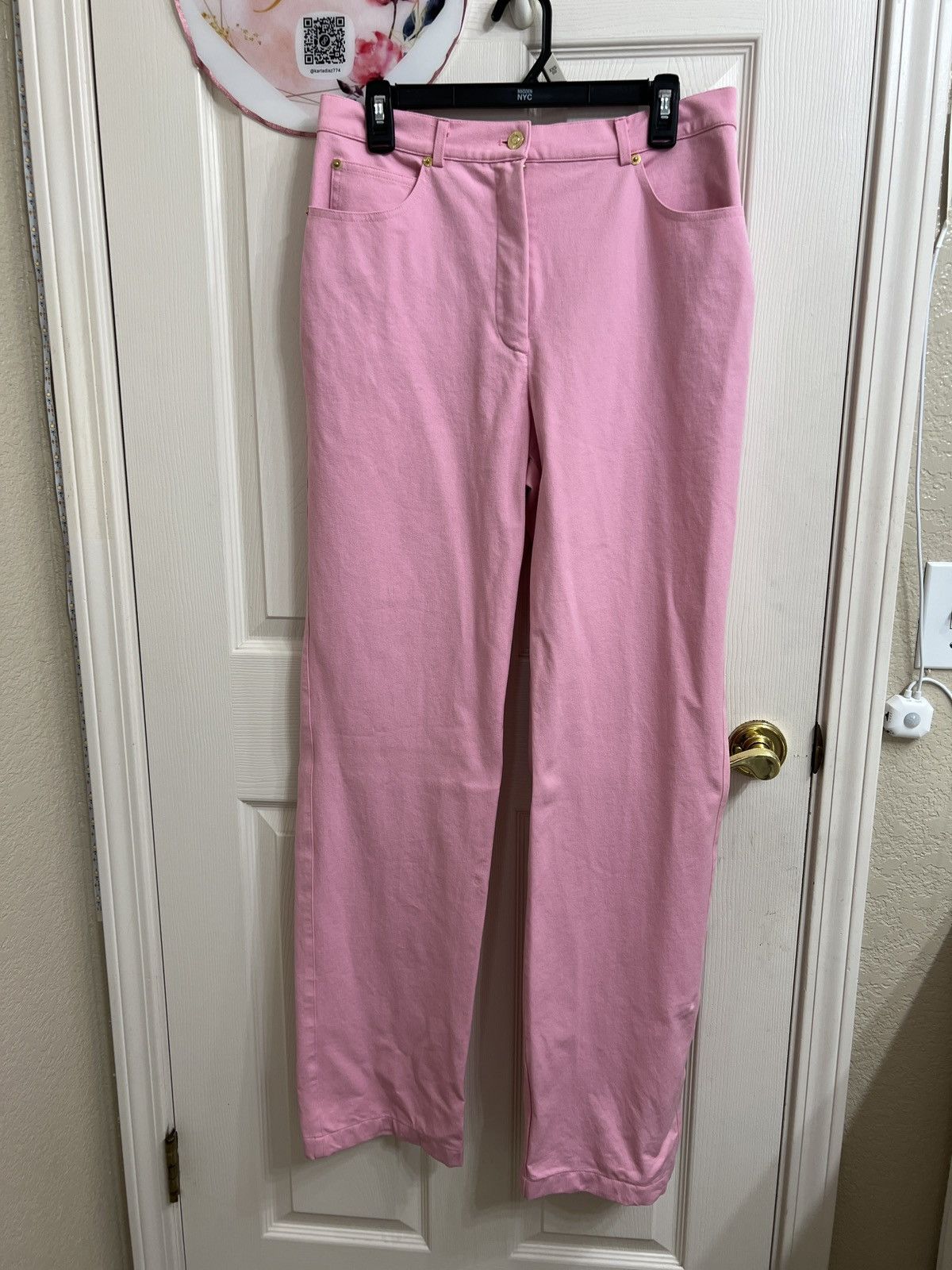 St. John St. John Sport by Marie Gray Rose Pink cotton pants size 12 Size 34" / US 12 / IT 48 - 1 Thumbnail
