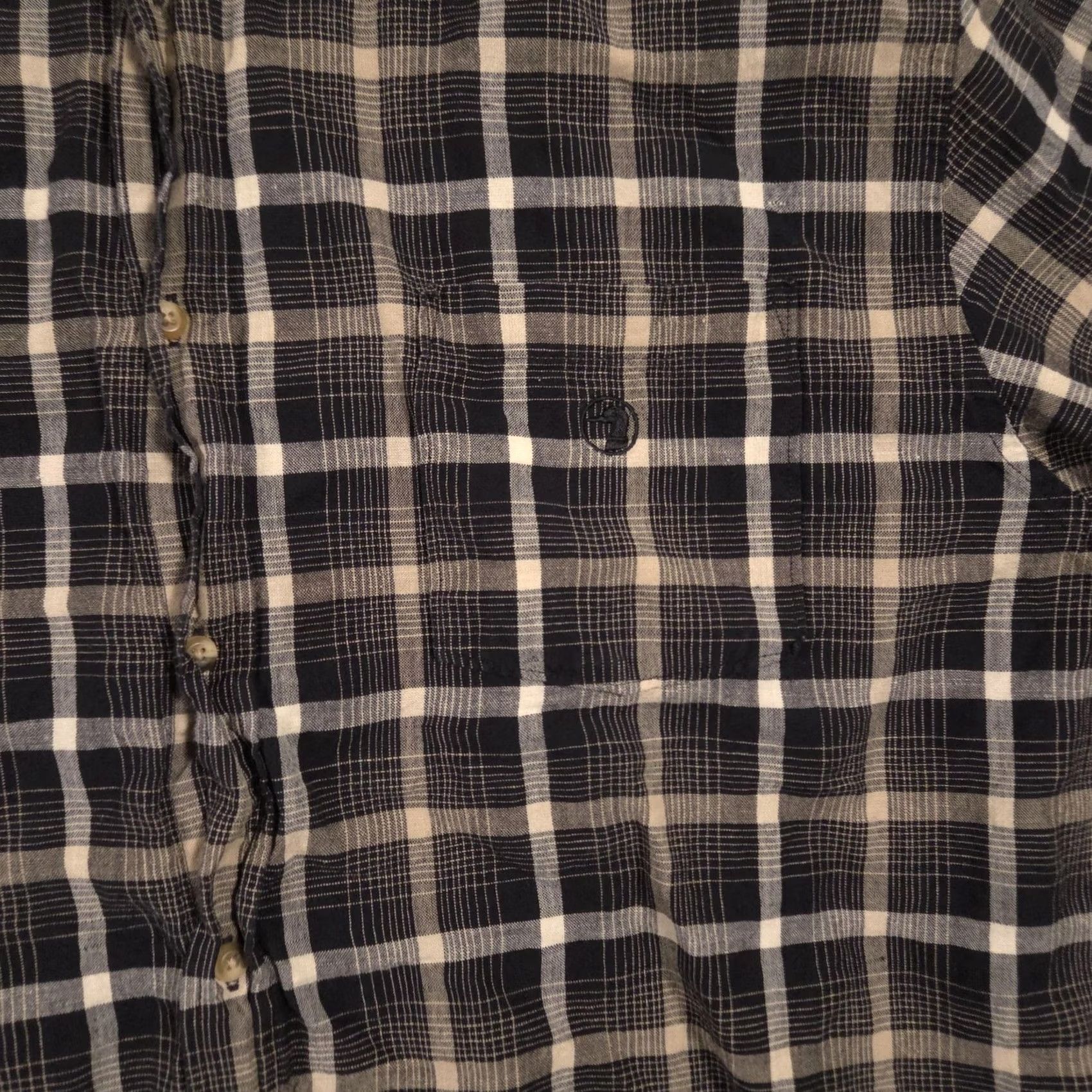 Vintage Duck Head Shirt Mens XL Brown Plaid Button-Down Short Sleeve Linen-Cotton Casual рынок Size US XL / EU 56 / 4 - 4 Thumbnail