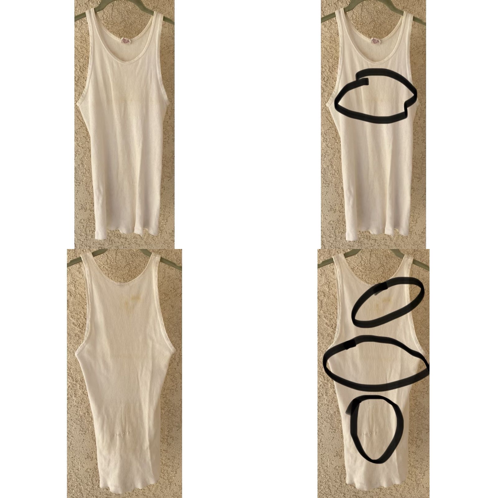 Vintage VINTAGE B.V.D Shirt Mens M 38–40 White Cotton Tank Top Ribbed Size US M / EU 48-50 / 2 - 8 Thumbnail