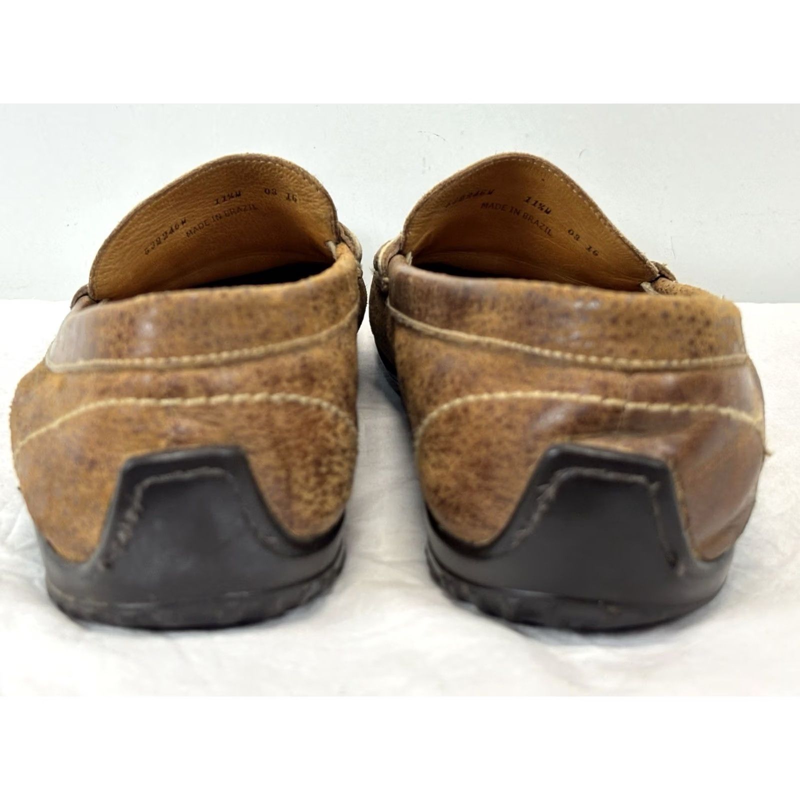 Vintage Martin Dingman Bill Water Buffalo Bit Loafers Men’s 11.5 M Driving Moccasins Size US 12 / EU 45 - 4 Thumbnail