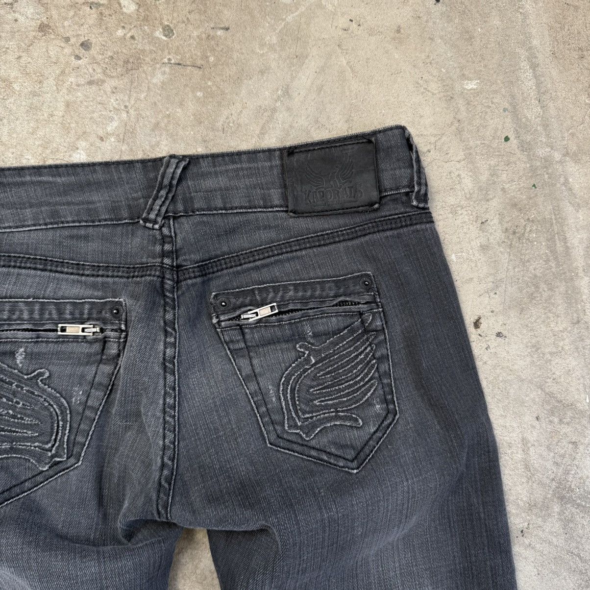 Seditionaries Kenza Low Rise Bootcut Grey Punk Jeans Size 30" / US 8 / IT 44 - 8 Thumbnail