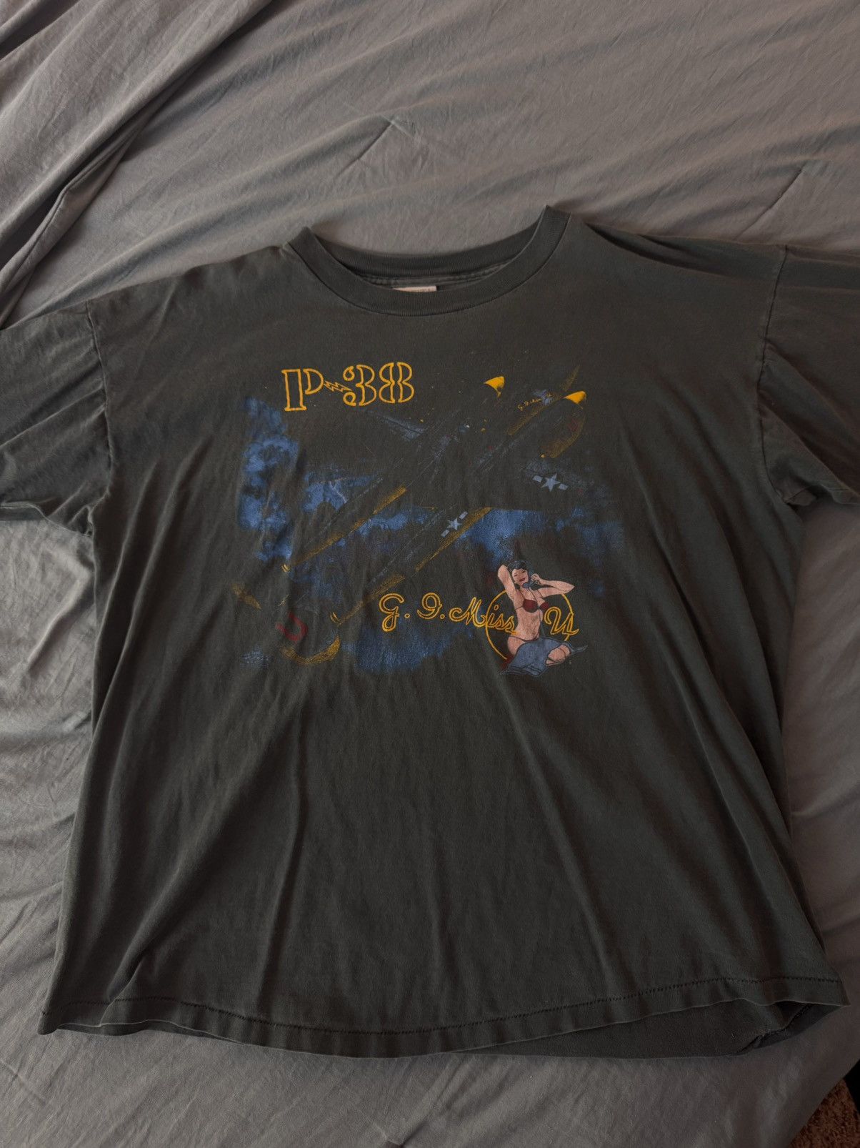 Other vintage 90s P-38 military plane shirt Size US XL / EU 56 / 4 - 1 Thumbnail
