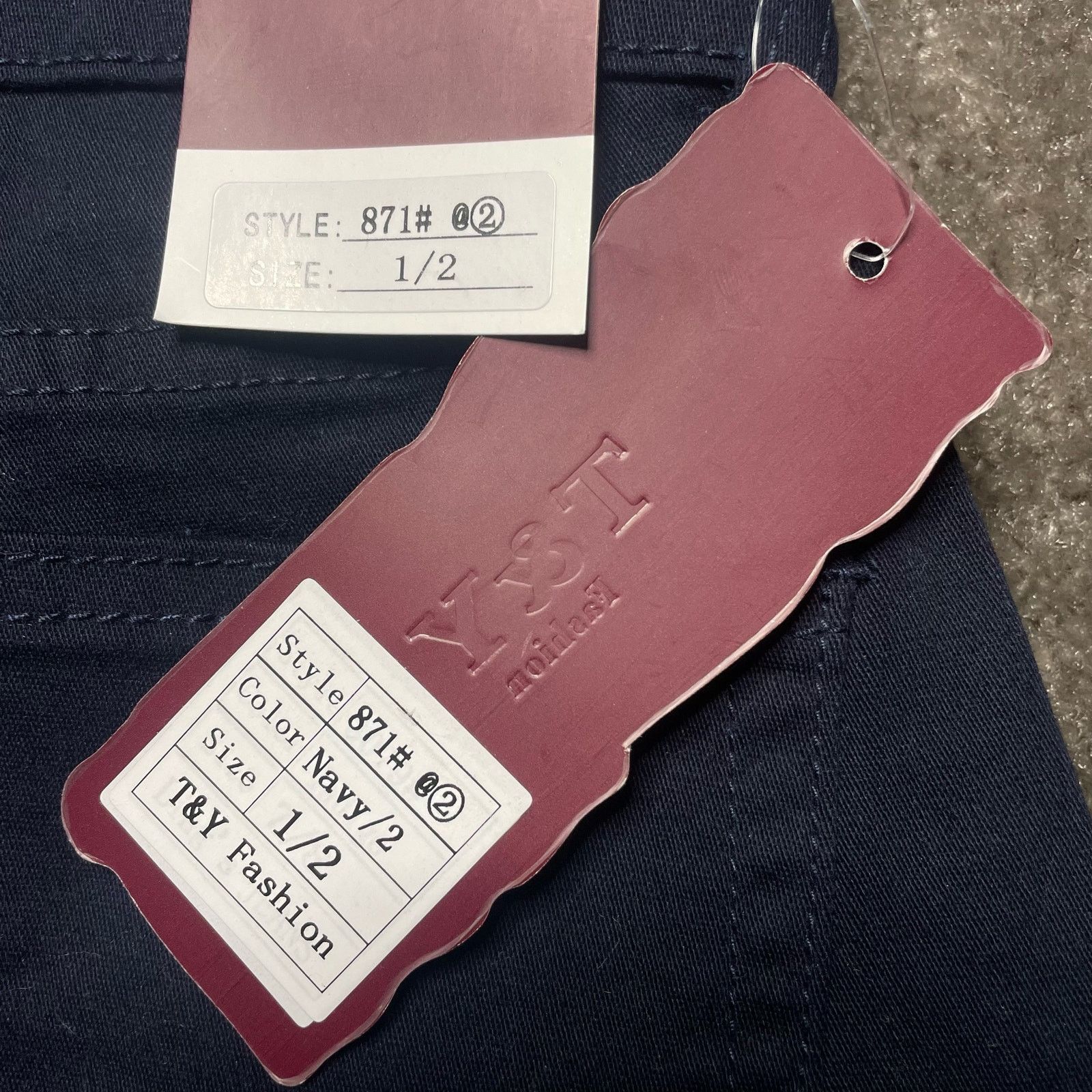 Other NWT T&Y Navy Jeans Size 26" / US 2 / IT 38 - 6 Thumbnail