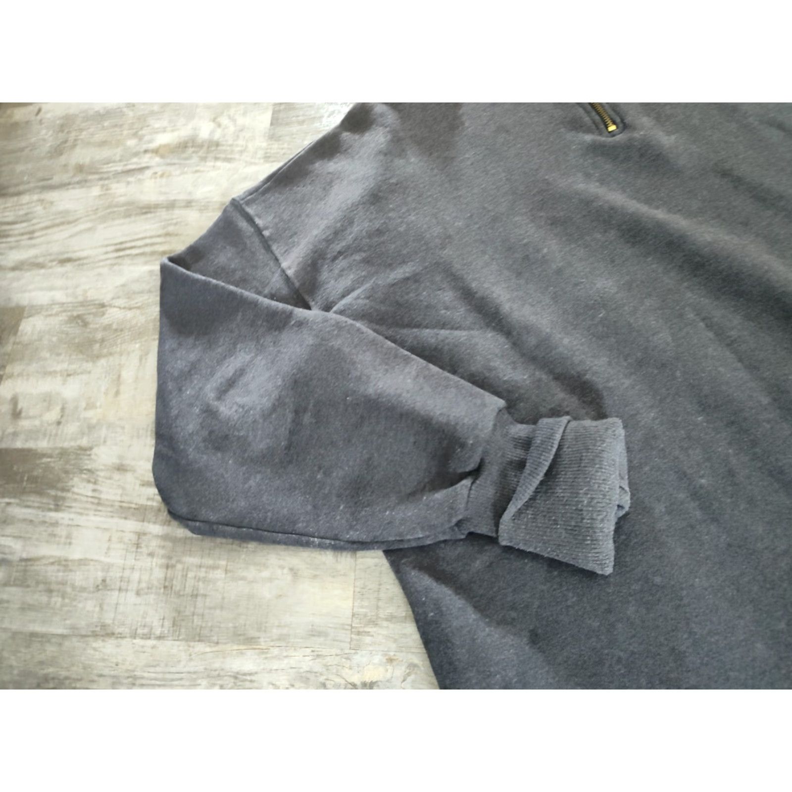 Vintage Vintage Handcuffs Q Zip Sweatshirt Mens XL Gray Streetwear USA Made USA Size US XL / EU 56 / 4 - 5 Thumbnail