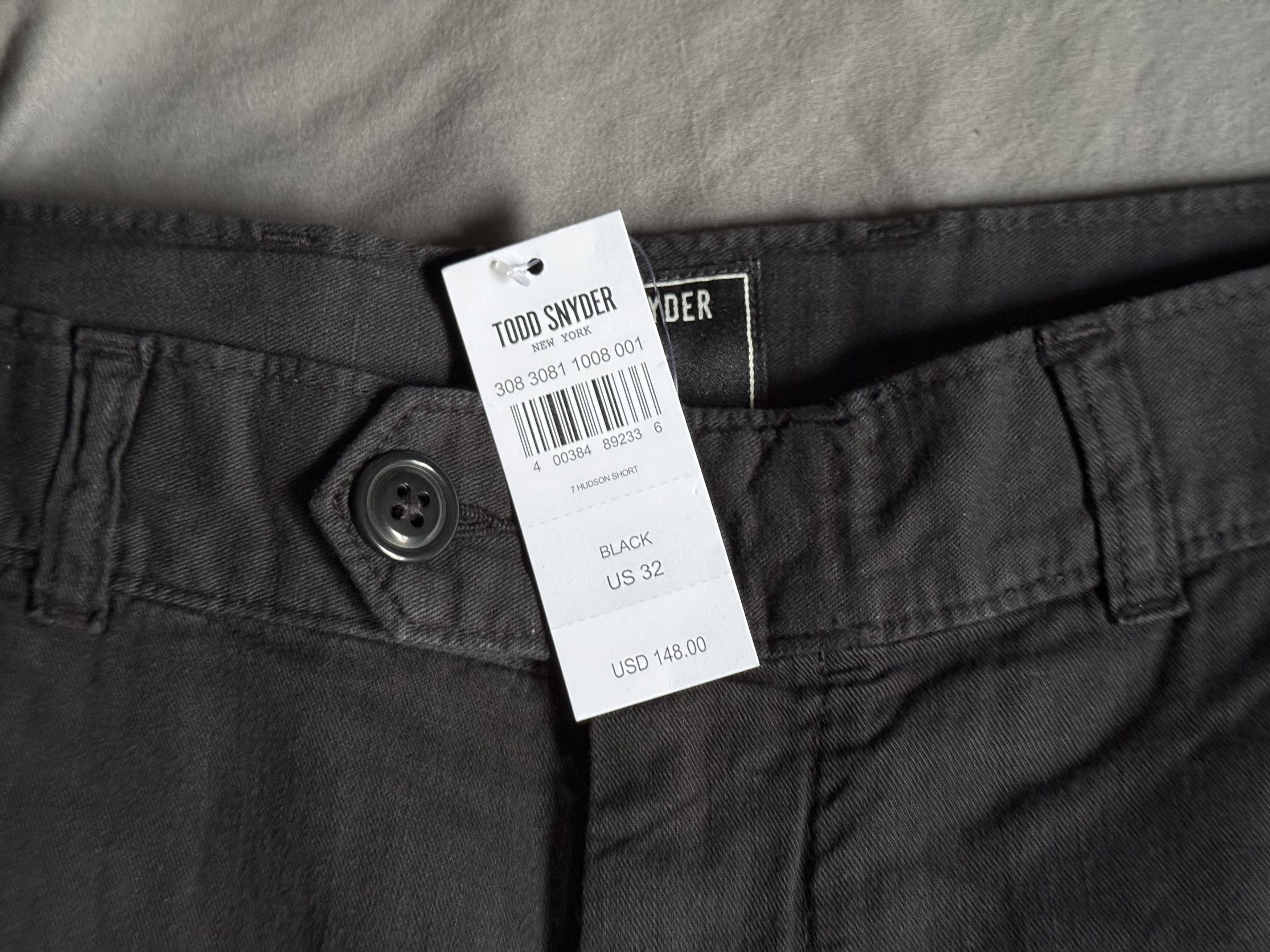 Todd Snyder Todd Snyder 7" Cotton-Linen Hudson Short BLACK $148 32" Size US 32 / EU 48 - 5 Thumbnail