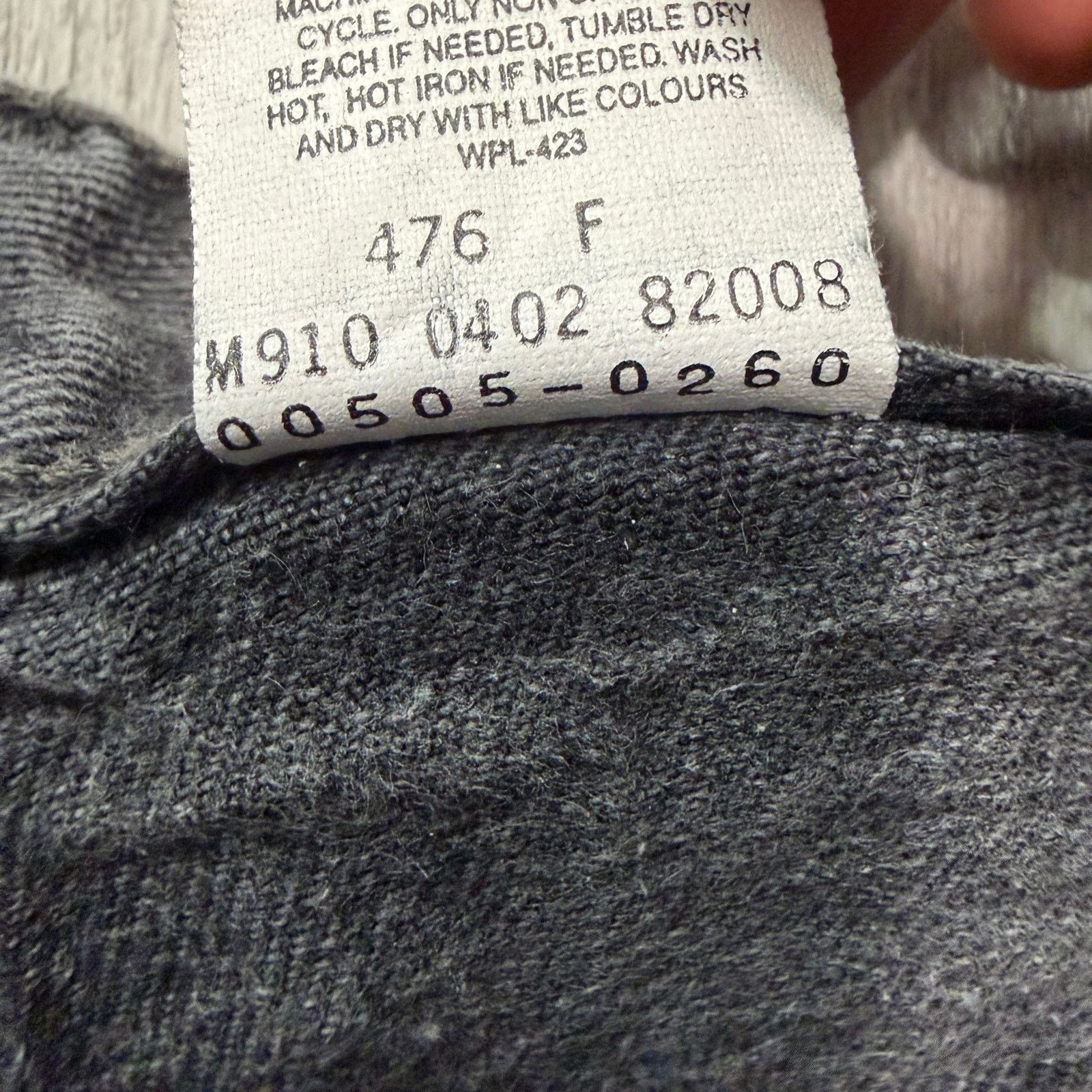 Levi's Vintage Levis 505 Jeans Men's 36x30 Black Regular Straight Size US 36 / EU 52 - 6 Thumbnail