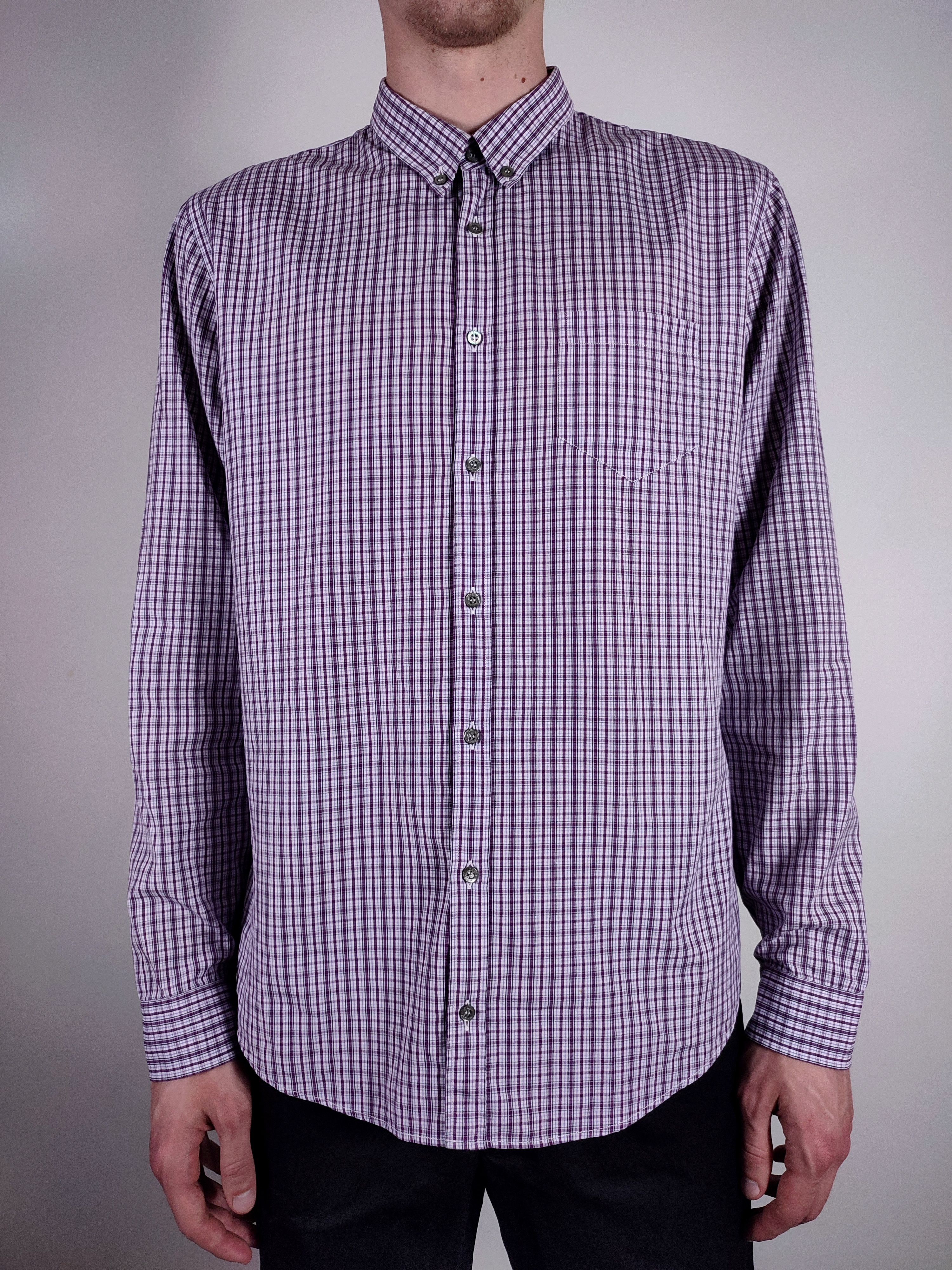 Gucci Gucci Tom Ford GG Logo Checkered Shirt Size US L / EU 52-54 / 3 - 2 Thumbnail