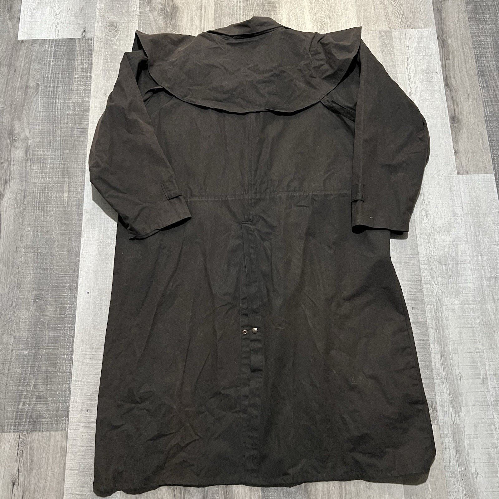 Vintage Vintage Bushtrader Waxed Canvas Cotton Duster Riding Jacket Size 3XL / US 20-22 - 2 Thumbnail