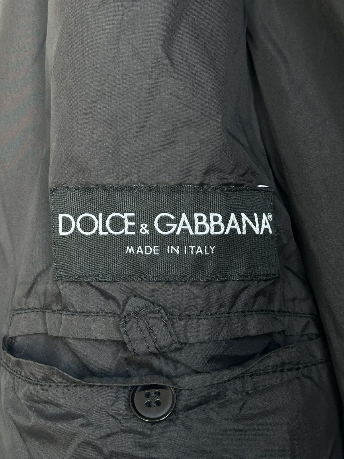 Dolce & Gabbana Dolce&Gabbana Multipocket Military Cargo Black Nylon Jacket Size US L / EU 52-54 / 3 - 14 Thumbnail
