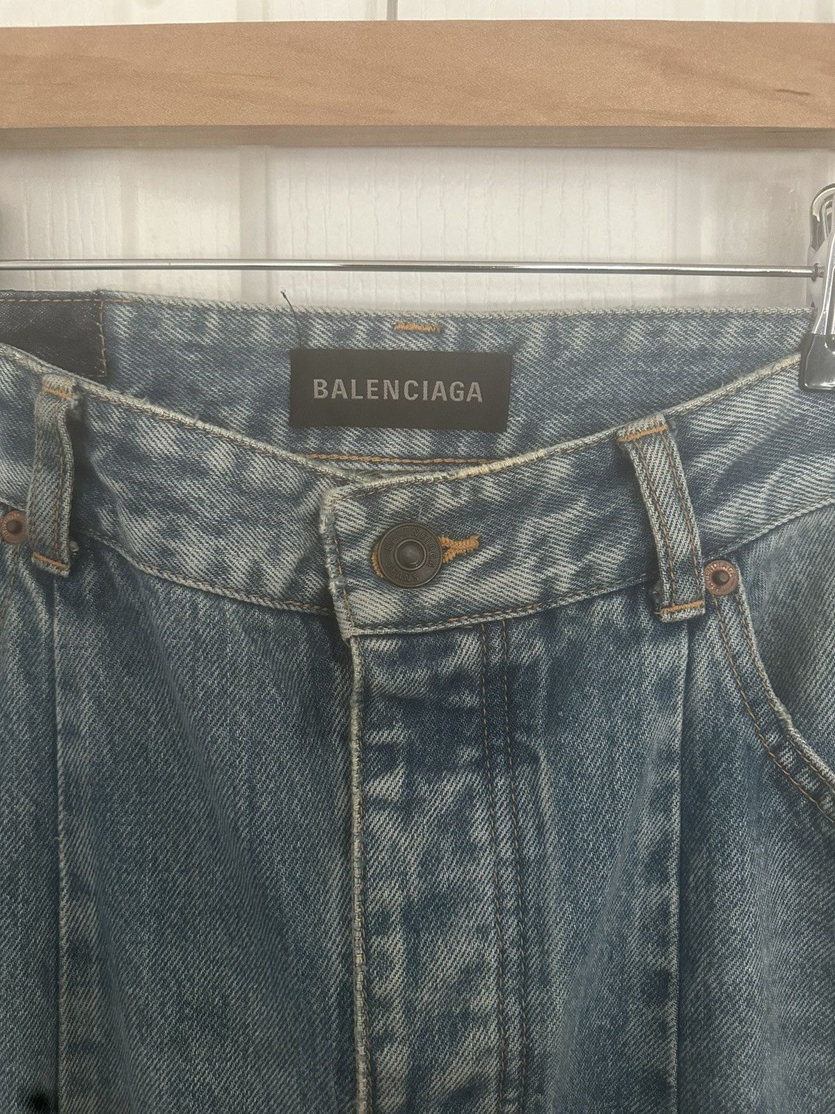 Balenciaga Balenciaga Biker Darts Jeans Size US 29 - 3 Thumbnail