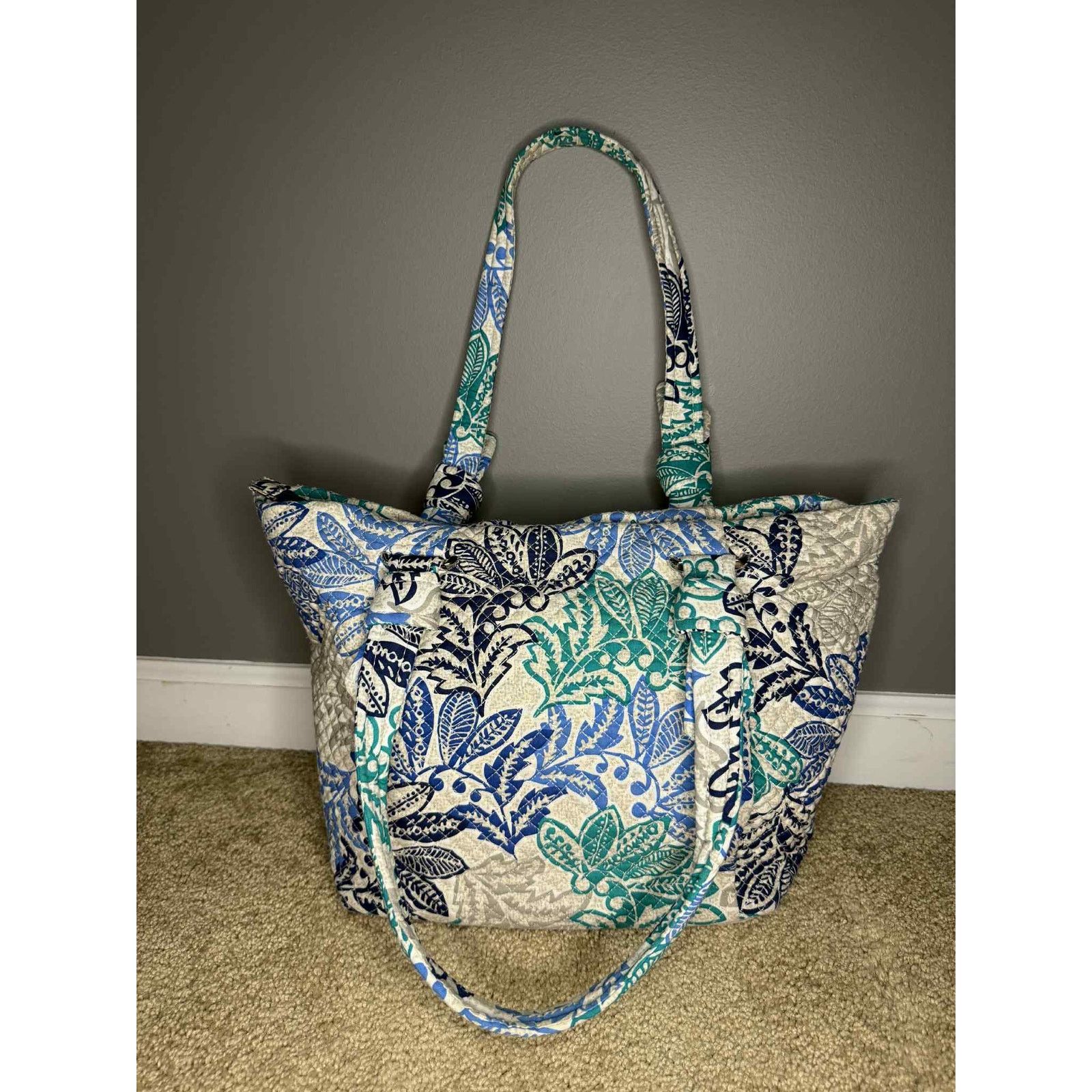 Vera Bradley Vera Bradley Cotton Hadley East West Tote Bag Santiago Size ONE SIZE - 5 Thumbnail