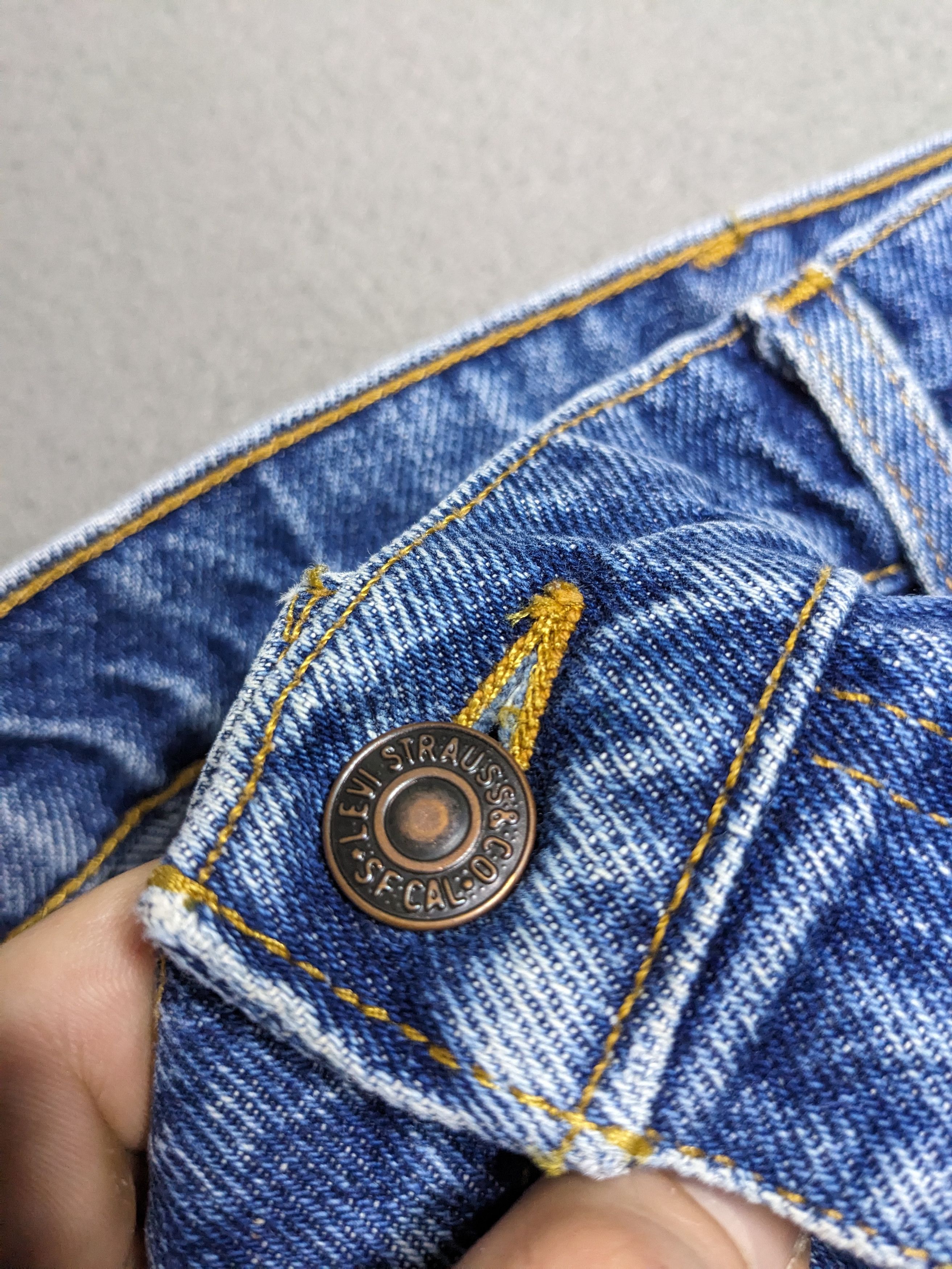 Levi's VINTAGE Y2K Levis Orange Tab 619 Jeans Mens 35x30 Denim Size US 35 - 11 Thumbnail