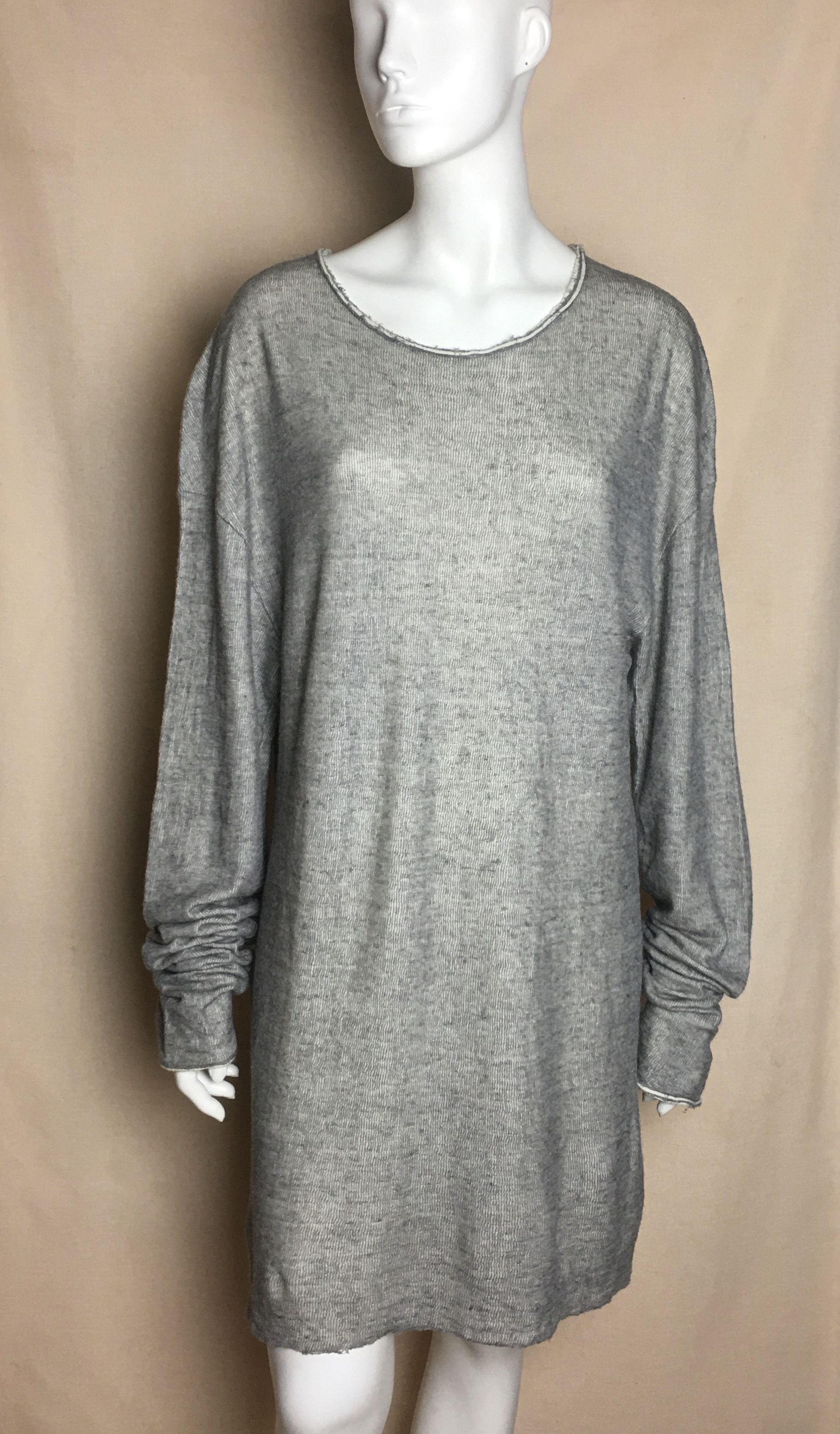 Isabel Benenato ISABEL BENENATO Long Sweater Cotton Ramie XXL Size XXL / US 16-18 / IT 52-54 - 1 Thumbnail
